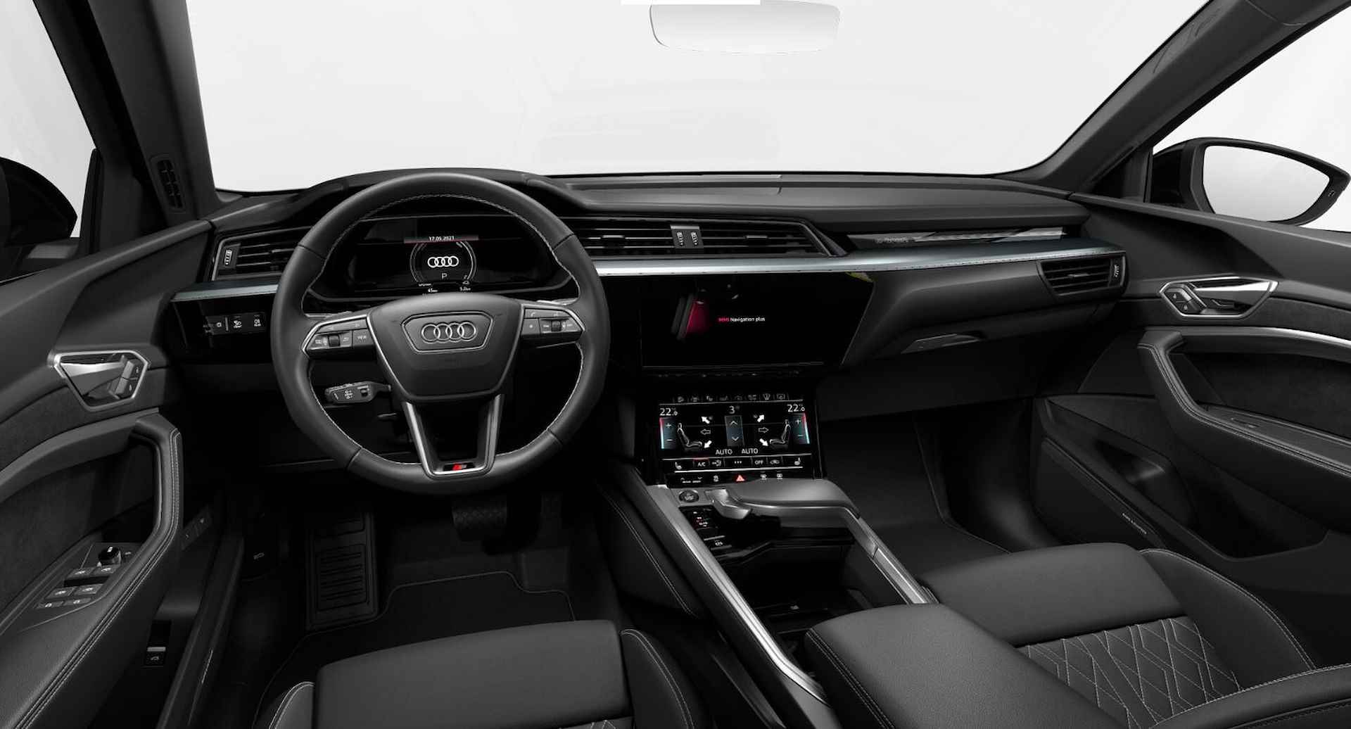 Audi e-tron Sportback 55 quattro S edition 95 kWh | S-sportstoelen | Leder Valcona met ruitstiksel | Bang & Olufsen | Comfortsleutel | Matrix - 7/7