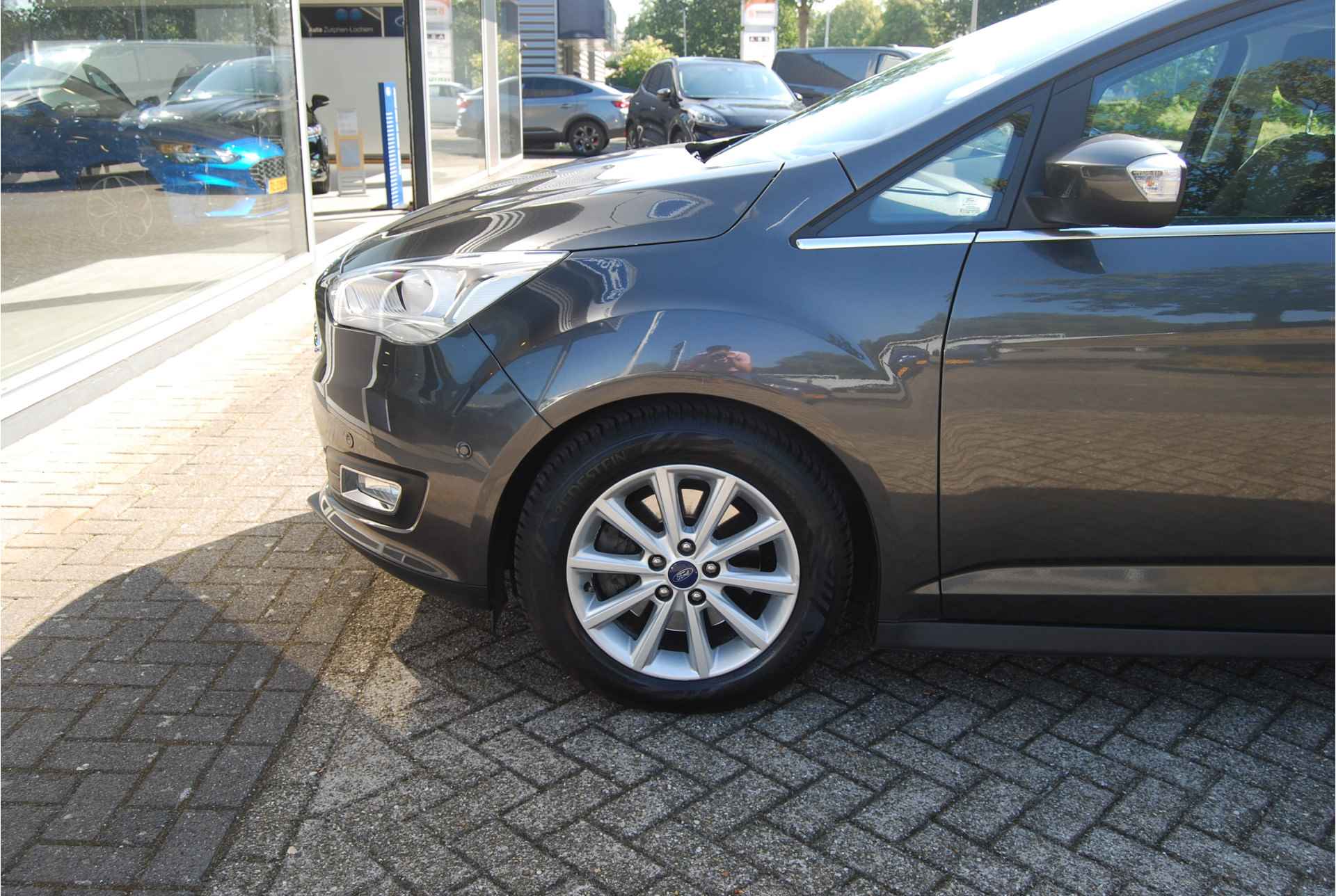 Ford C-MAX 1.5 Titanium AUTOMAAT | TREKHAAK 1500KG | NAVI | STOEL/STUUR-VOORRUITVERWARMING - 7/35