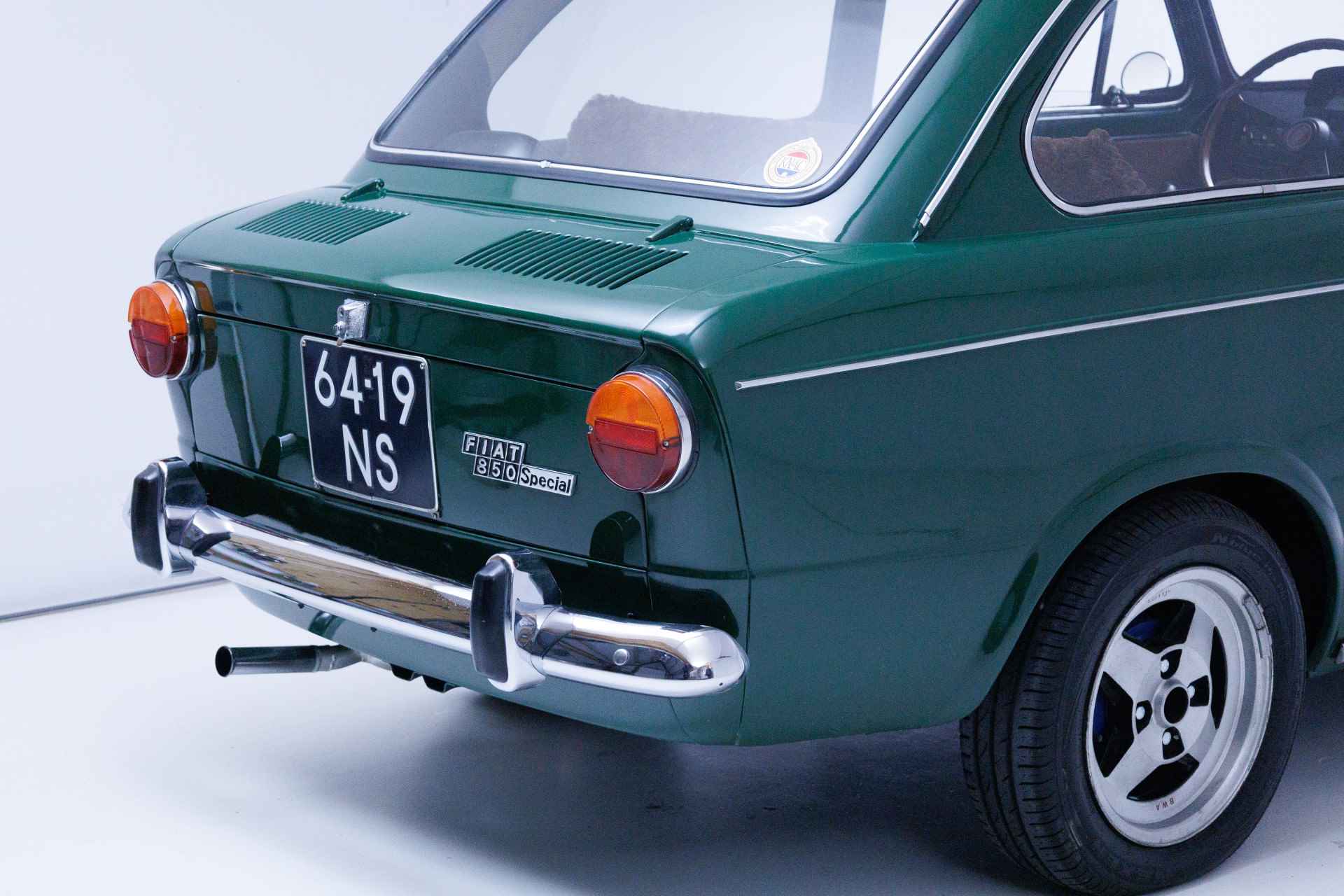 Fiat 850 D Special Compleet gerestaureerd, Sportvelgen - 12/34