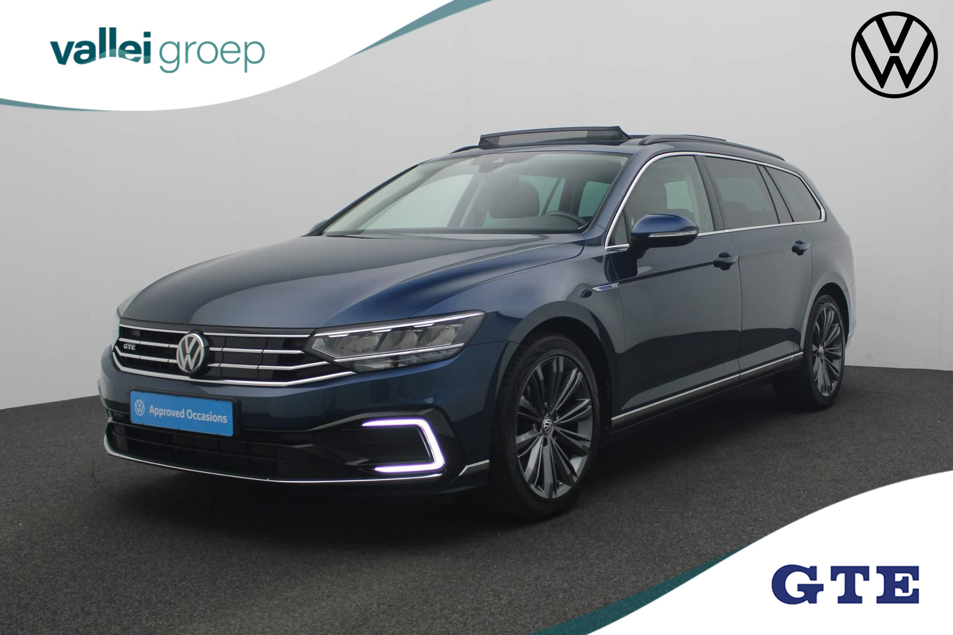 Volkswagen Passat Variant 1.4 TSI 218PK DSG PHEV GTE Business | Pano | Adaptief onderstel | Navi Discover Pro | ACC | 18 inch | Camera