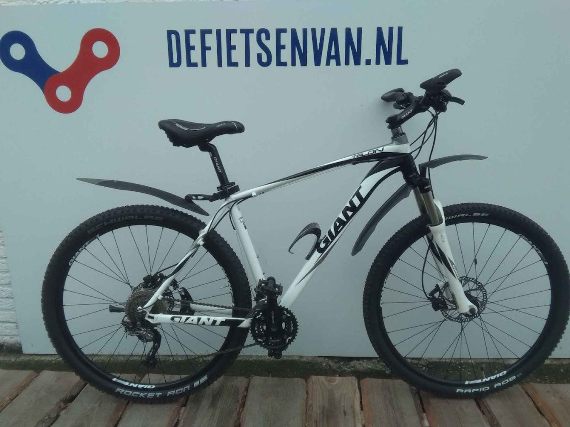 Giant Talon 0 Disc Heren Wit/zwart 53cm XL - 1/4