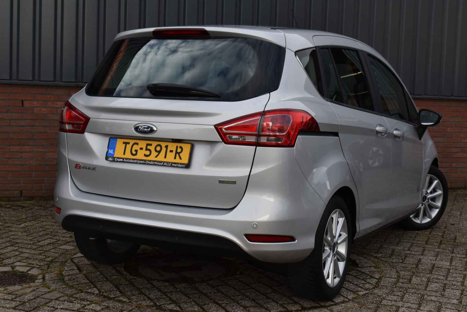 Ford B-Max 1.0 EcoBoost Titanium |Zeer nette auto|Navigatie|Hoge zit|Voorruitverwarming|Dealer onderhouden| - 5/34