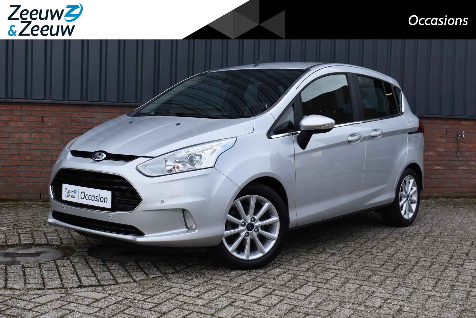 Ford B-Max 1.0 EcoBoost Titanium |Zeer nette auto|Navigatie|Hoge zit|Voorruitverwarming|Dealer onderhouden| - 1/34