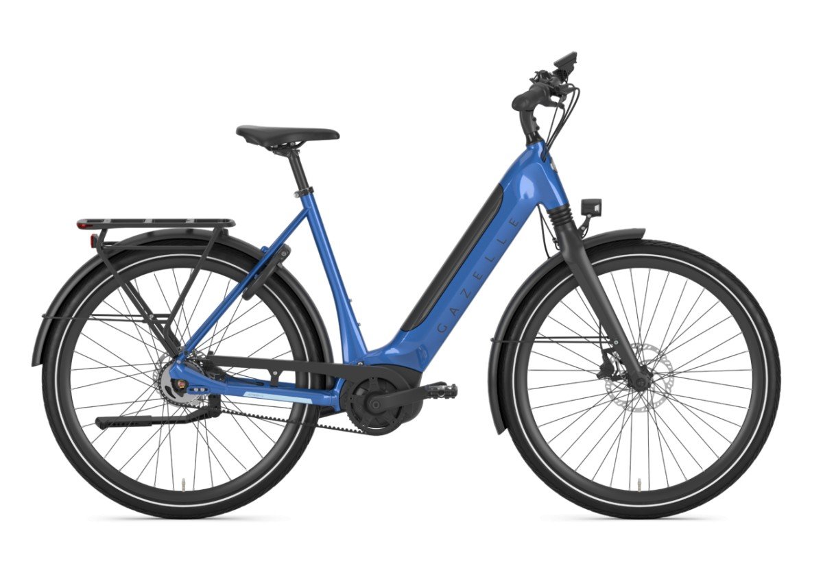 GAZELLE Ultimate HMB test e-bike Dames Tropical Blue Glans 53cm 2023