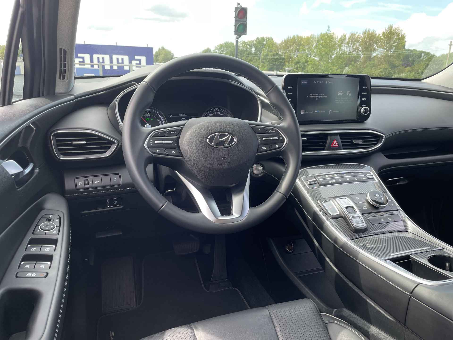 Hyundai Santa Fe 1.6 T-GDI HEV Comfort 7p. | Apple Carplay + Android Auto | Cruise Control | Rijklaarprijs! | - 15/35