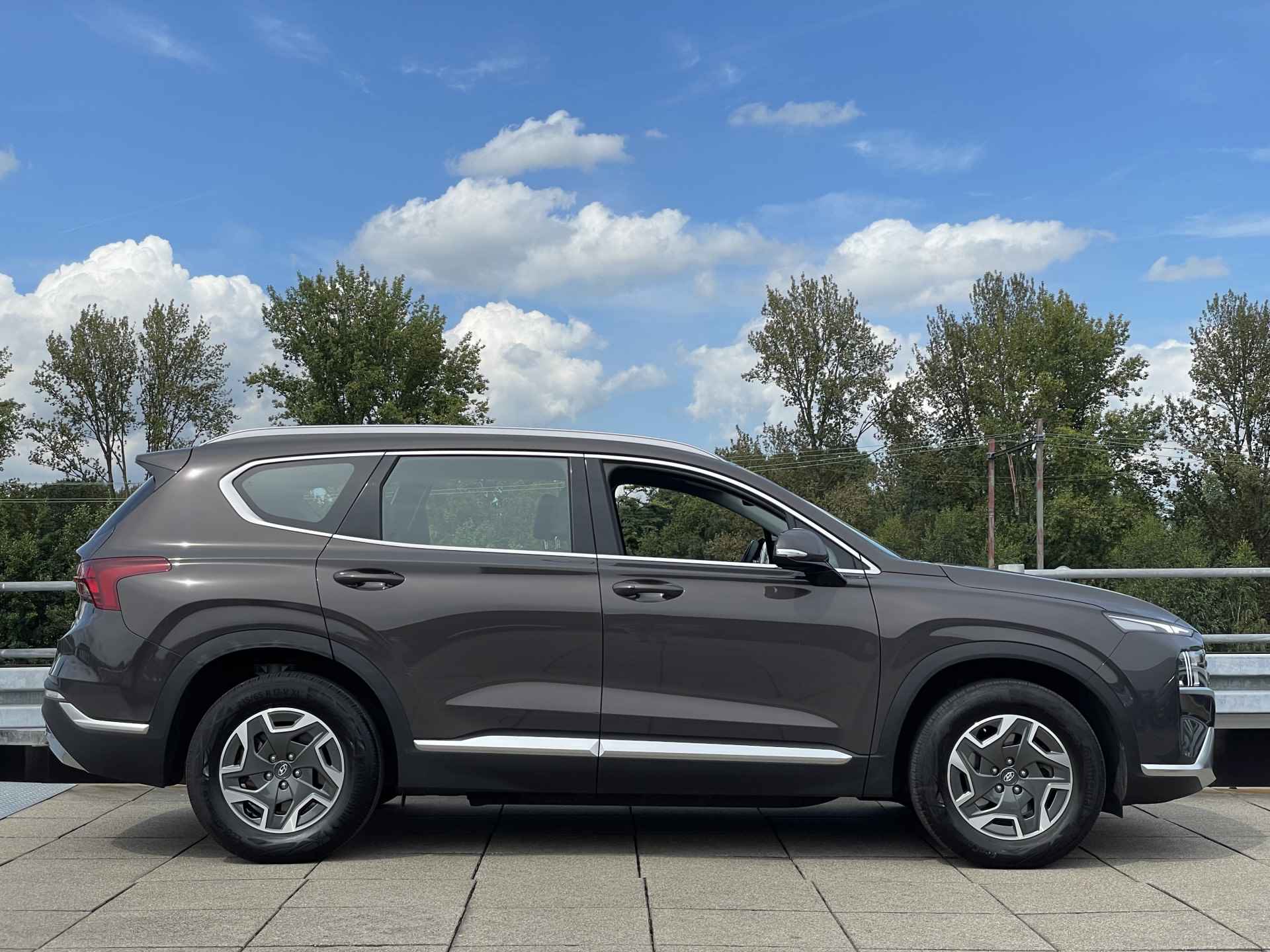 Hyundai Santa Fe 1.6 T-GDI HEV Comfort 7p. | Apple Carplay + Android Auto | Cruise Control | Rijklaarprijs! | - 34/35