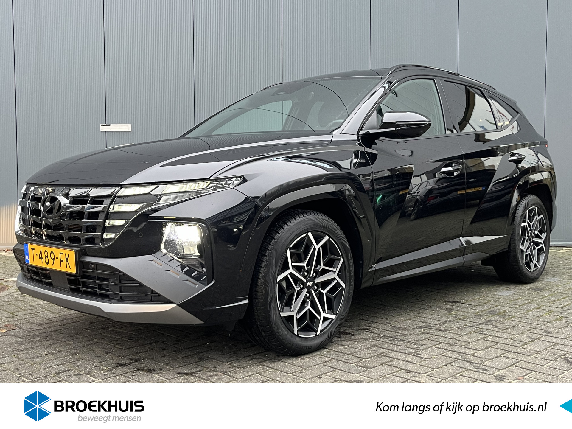 Hyundai Tucson 1.6 T-GDI HEV 230pk N-Line Automaat | Carplay | Climate | Keyless | Trekhaak | Navigatie | Elek. Klep | LED verlichting | 360 Ca