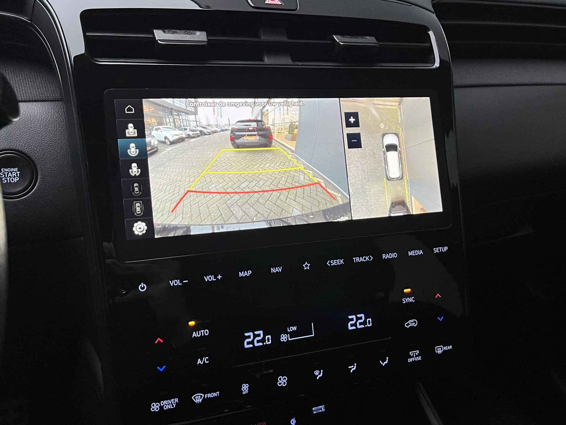 Hyundai Tucson 1.6 T-GDI HEV 230pk N-Line Automaat | Carplay | Climate | Keyless | Trekhaak | Navigatie | Elek. Klep | LED verlichting | 360 Ca - 30/40