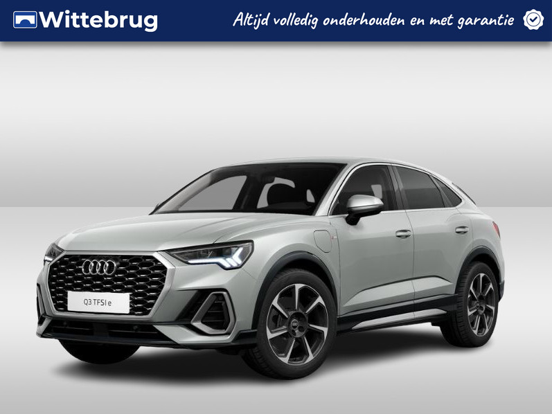 Audi Q3 Sportback 45 TFSI e 245pk s-tronic S Line exterieur | Adaptive cruise control | Comfortsleutel | Sportstoelen | Navigatie plus | Stoelverwarming | Audi Sound | 19" LM velgen