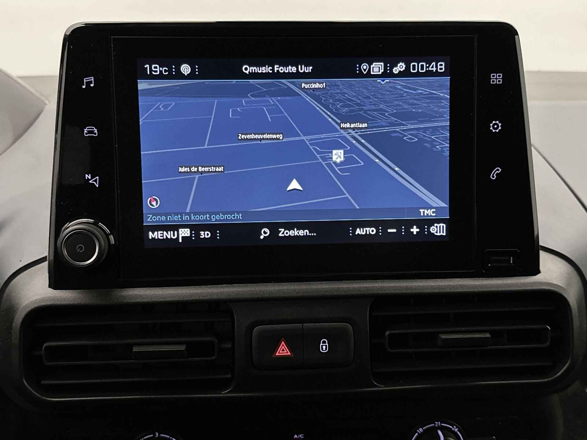 Peugeot Rifter Long Allure 110pk 7-zits | Navigatie | Airco | Cruise Control | Parkeersensoren | Grip Control | Elektrisch inklapbare spiegels | Apple Carplay / Android Auto | Bluetooth | Automatisch dimlicht | Regensensor | Donker getint glas |  2x Schuifdeur | - 22/31