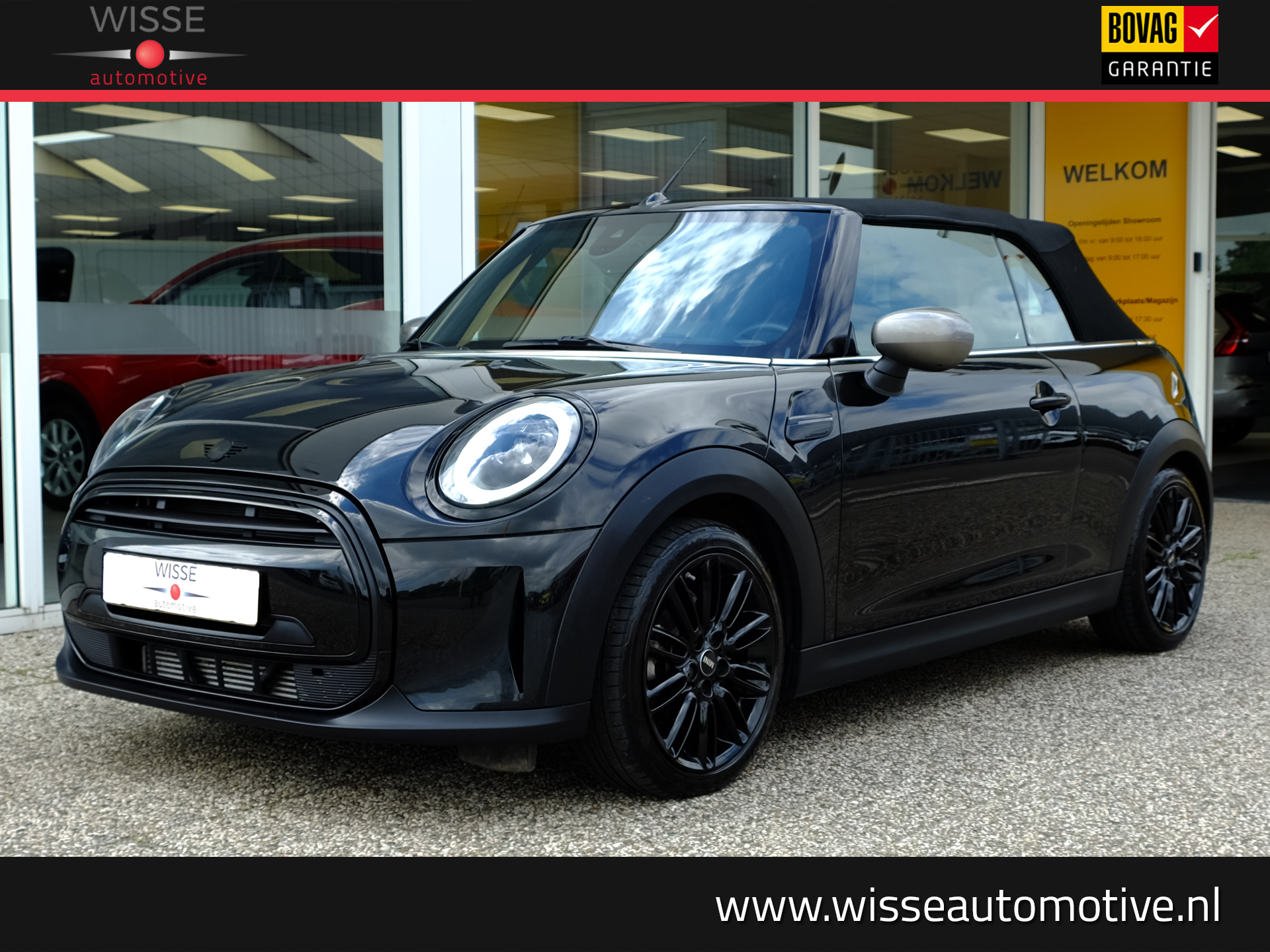 MINI Mini Cabrio (f57) 1.5 136pk Cooper Automaat | Navigatie | HUD | Carplay | Stoelverwarming | Camera | Park. Sensoren