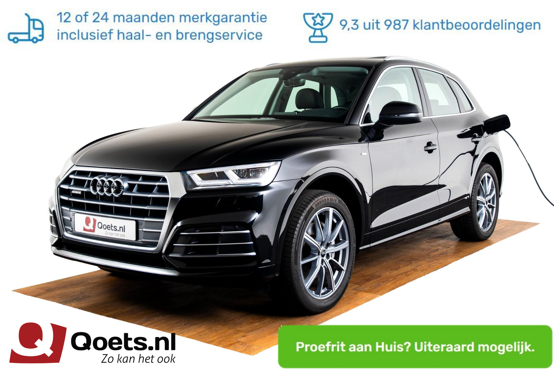 Audi Q5 50 TFSI e quattro S edition Trekhaak - Panoramadak - MMI Navi Plus - Audi Soundsystem - Stoelverwarming - Cruise Control - Comfortsleutel - Parkeerhulp met Camera