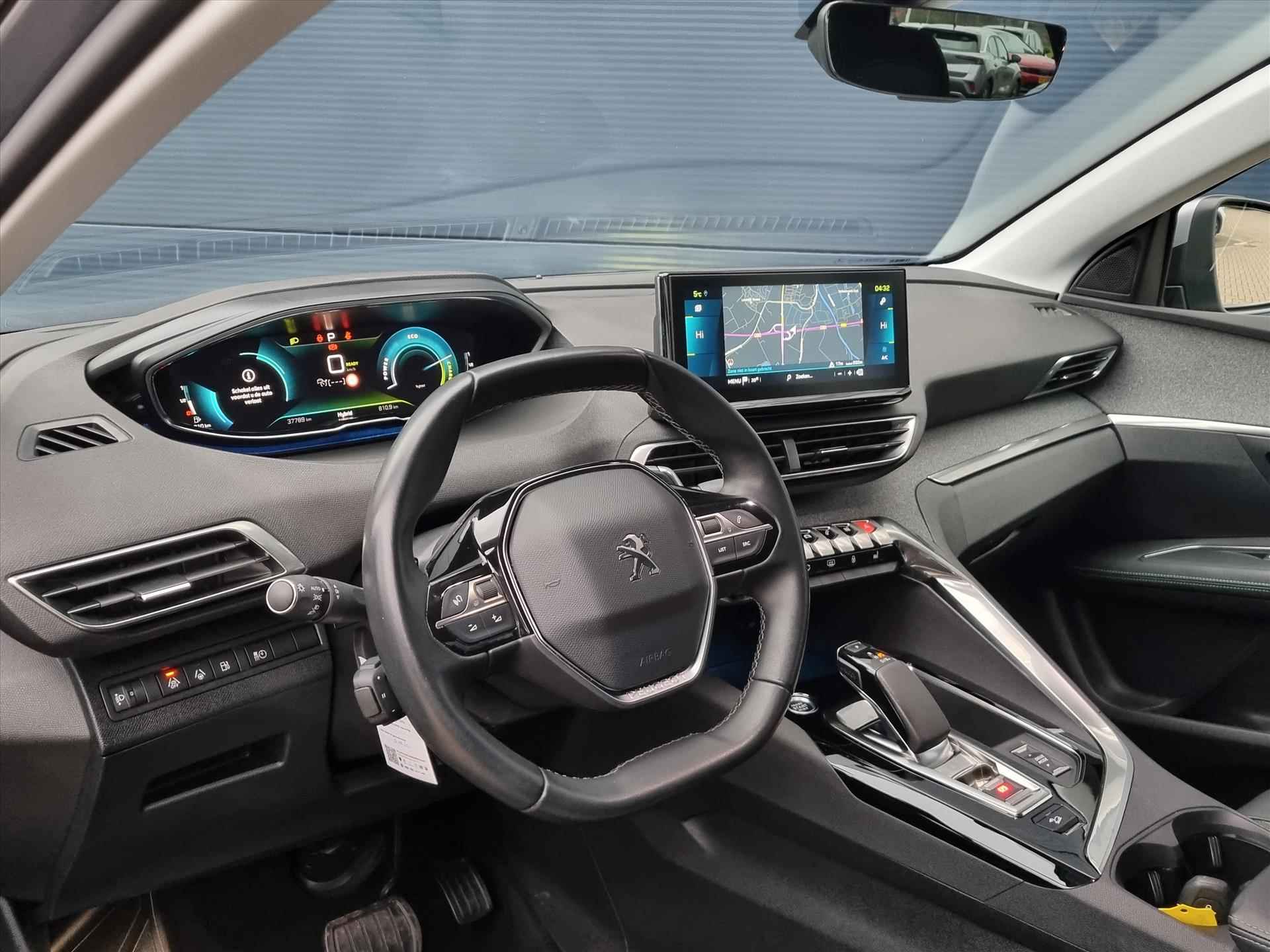 PEUGEOT 3008 1.6 Plug-in HYbrid4 300pk e-EAT8 Allure Pack | Navigatie | Parkeersensoren | Apple Carplay/Android Auto | LED | - 9/45