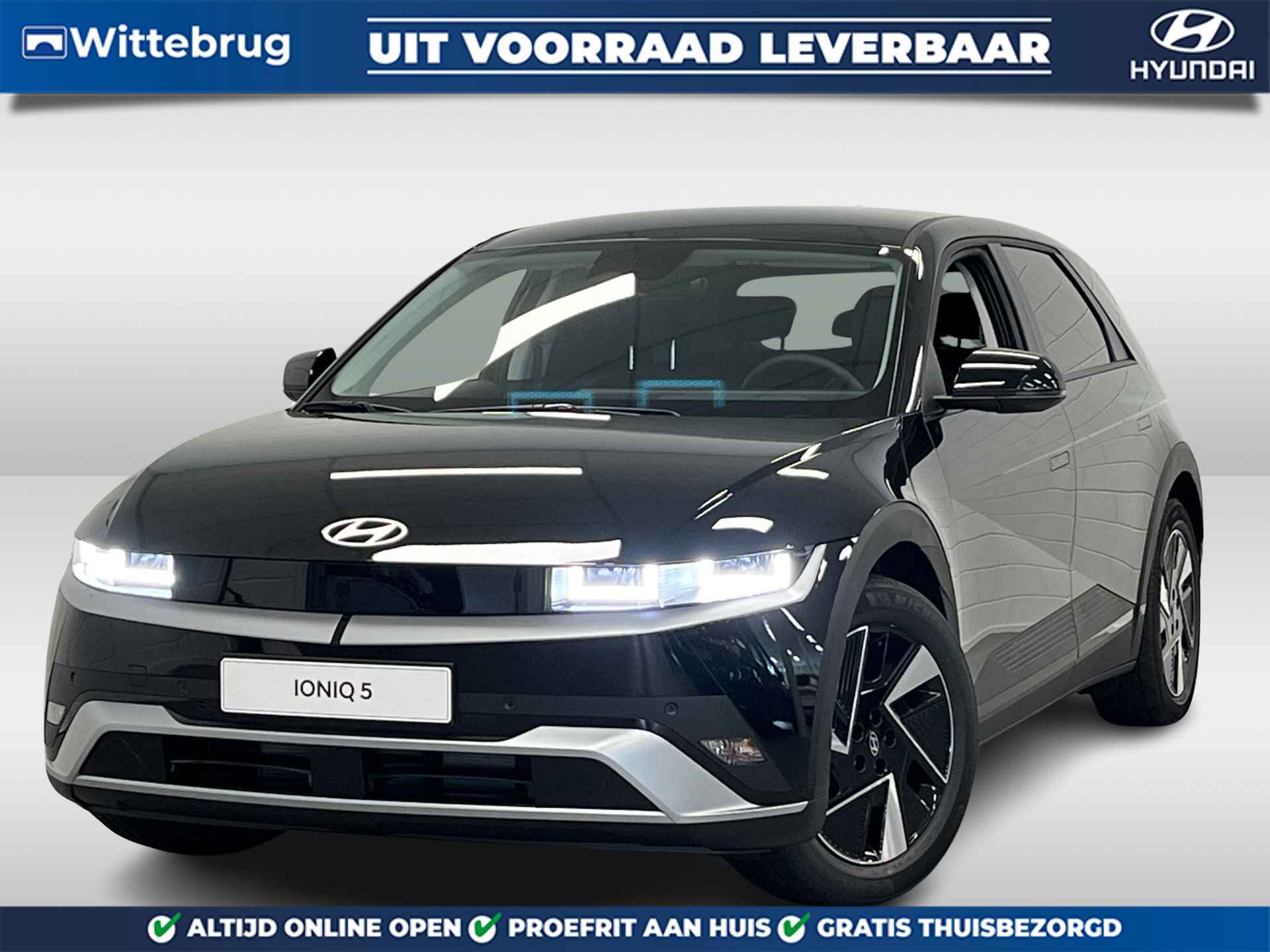 Hyundai IONIQ 5 Connect+ 84 kWh FACELIFT MODEL | LEDER | STOELVERWARMING Uit voorraad leverbaar! - 1/45