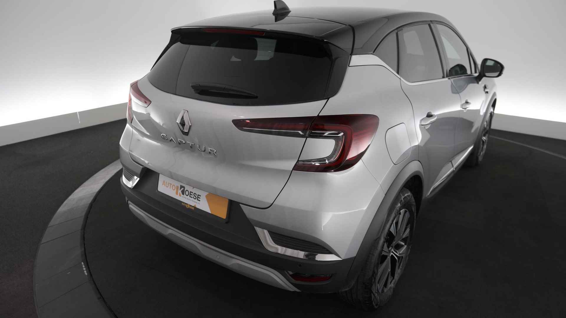 Renault Captur Mild Hybrid 140 EDC Techno | Camera | Navigatie | Apple Carplay | Parkeersensoren - 60/75