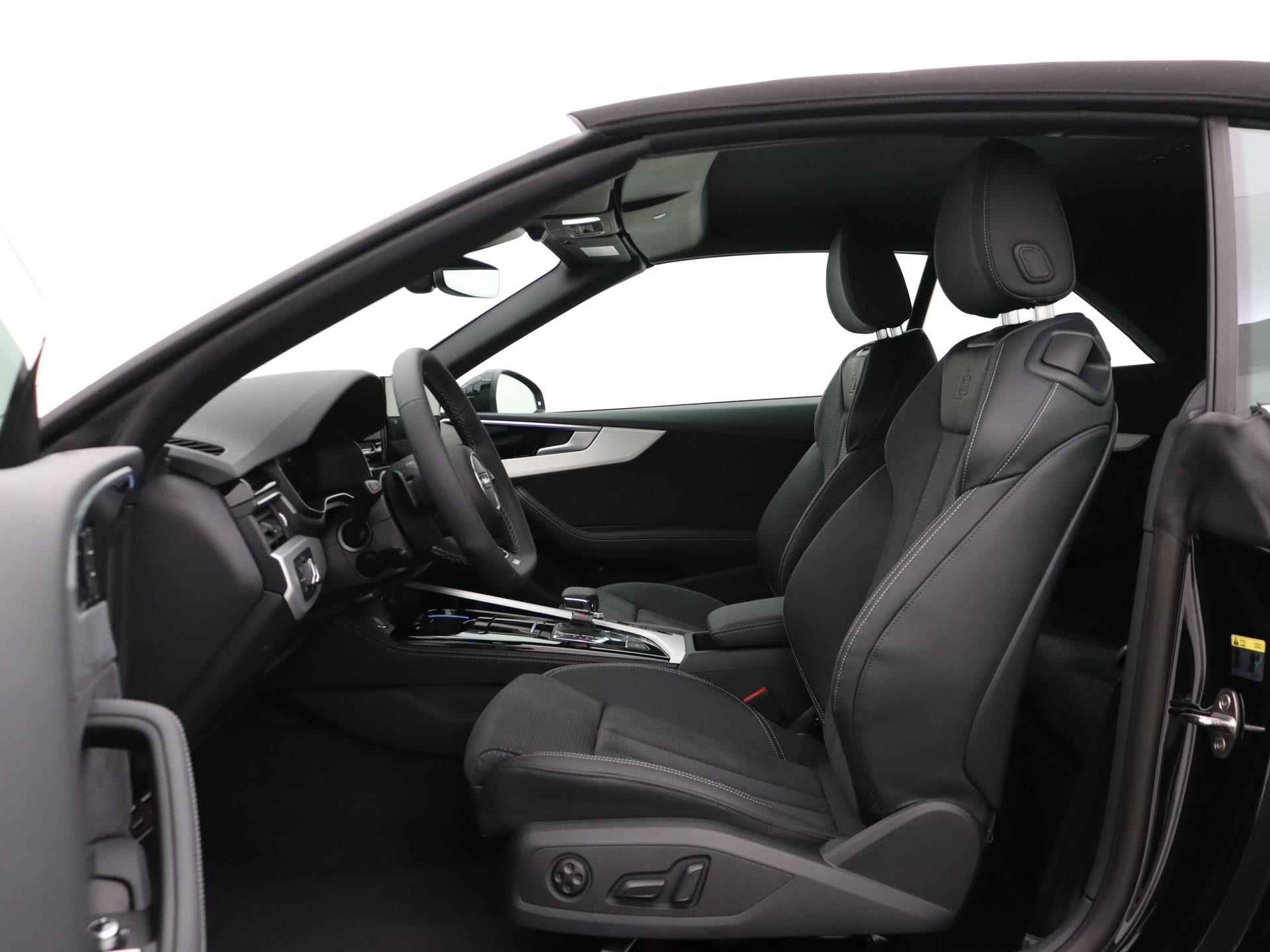 Audi A5 Cabriolet S Edition 40 TFSI 204 pk | Elektr. stoelen geheugen | Hoofdruimteverwarming | Keyless | Rode remzadels | Parkeerassistent | Afgevlakt stuurwiel | Ambiente lichtpakket - 12/44