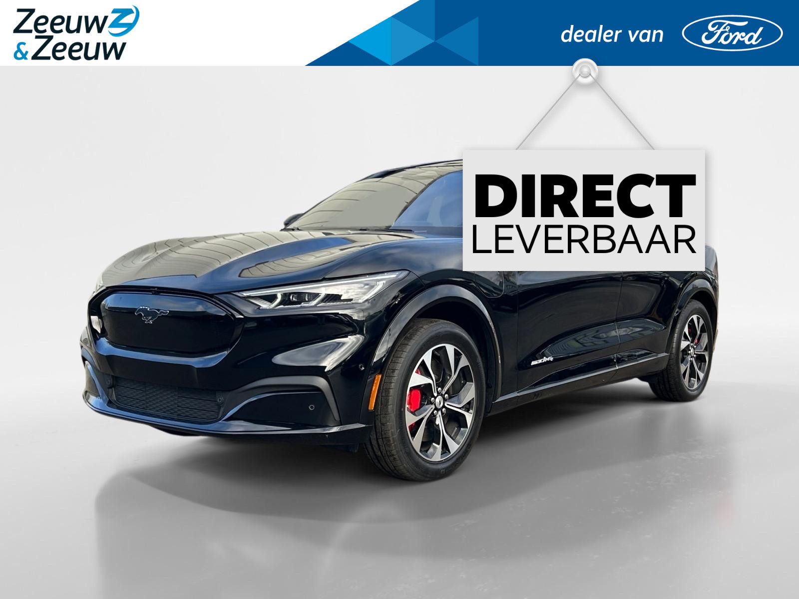 Ford Mustang Mach-E Premium AWD 72,6 kWh 316pk | Direct leverbaar | Stoel- stuur en voorruitverwarming | Panorama dak | Achteruit rij camera | Adaptieve cruise control | BLISS | Ford Blue Cruise mogelijk