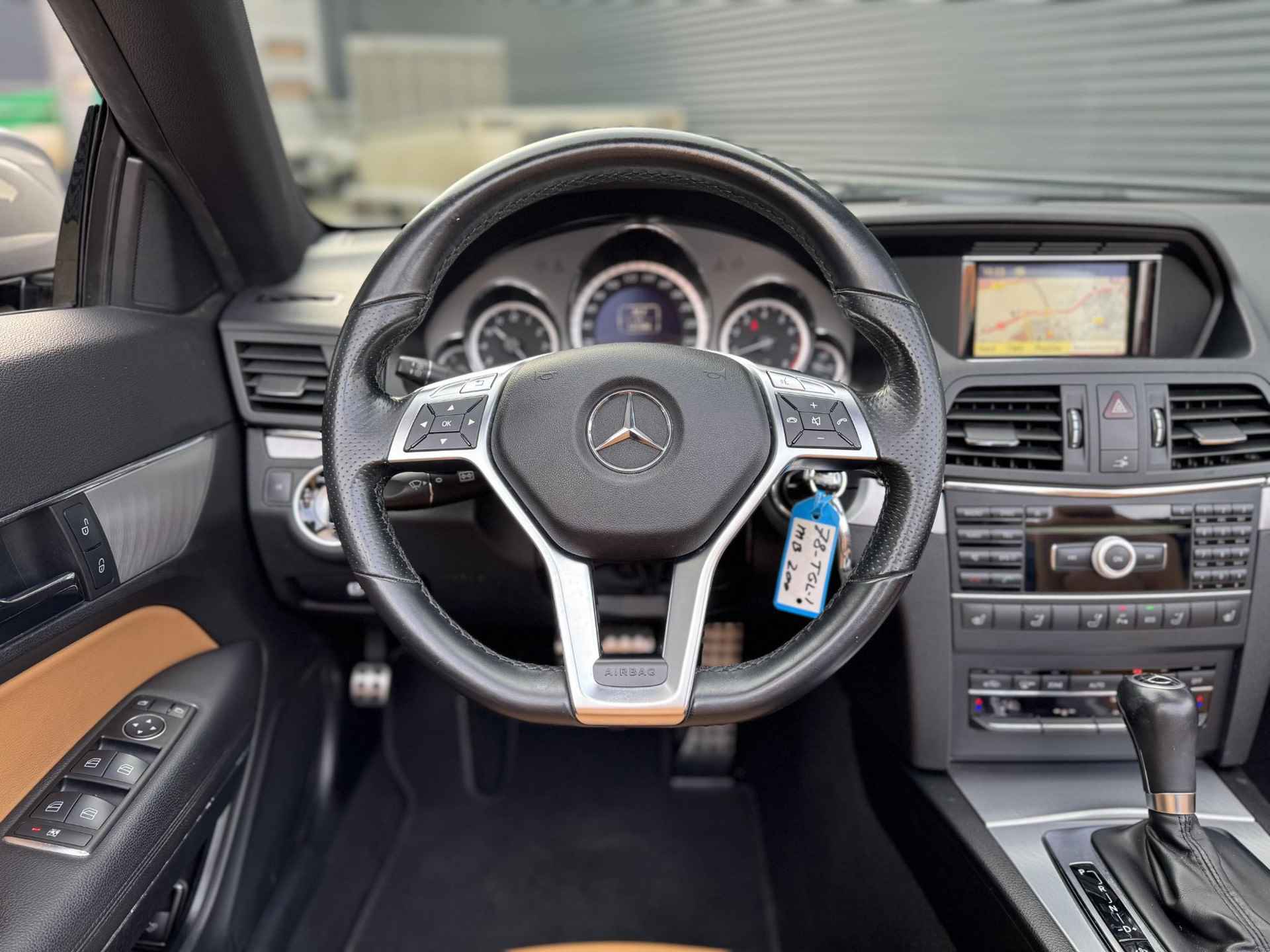 Mercedes-Benz E-klasse Cabrio 200 CGI Avantgarde NL-Auto | Stoel- + Nekverwarming | Navigatie | Bi-Xenon | Cruise & Climate Control | Vol-Leder | Rijklaarprijs! - 14/31