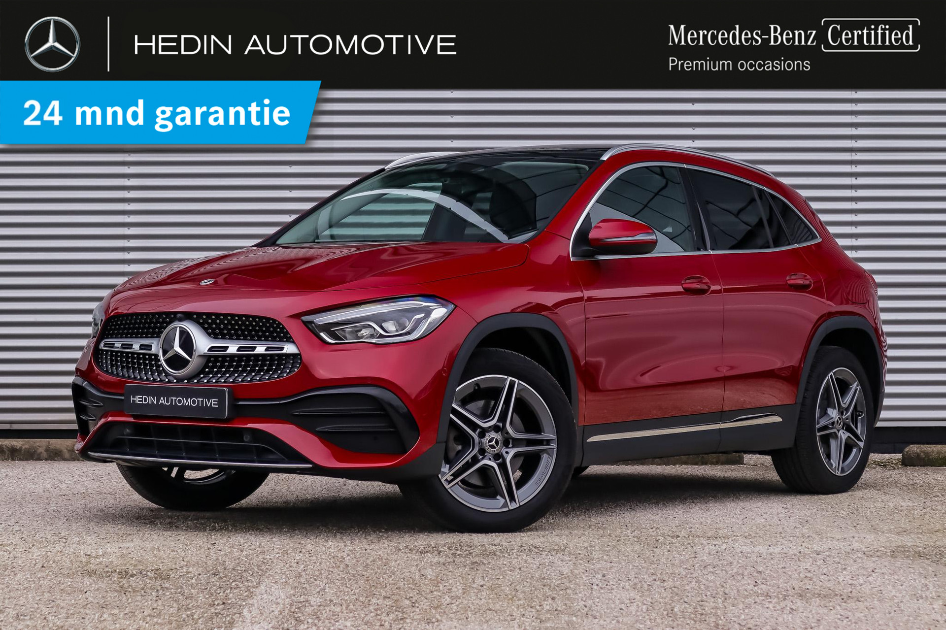 Mercedes-Benz GLA GLA 250e Automaat AMG Line | MANUFAKTUR | Panoramadak | Sfeerverlichting | Parktronic | Stoelverwarming | Camera | Zitcomfortpakket | Spiegelpakket