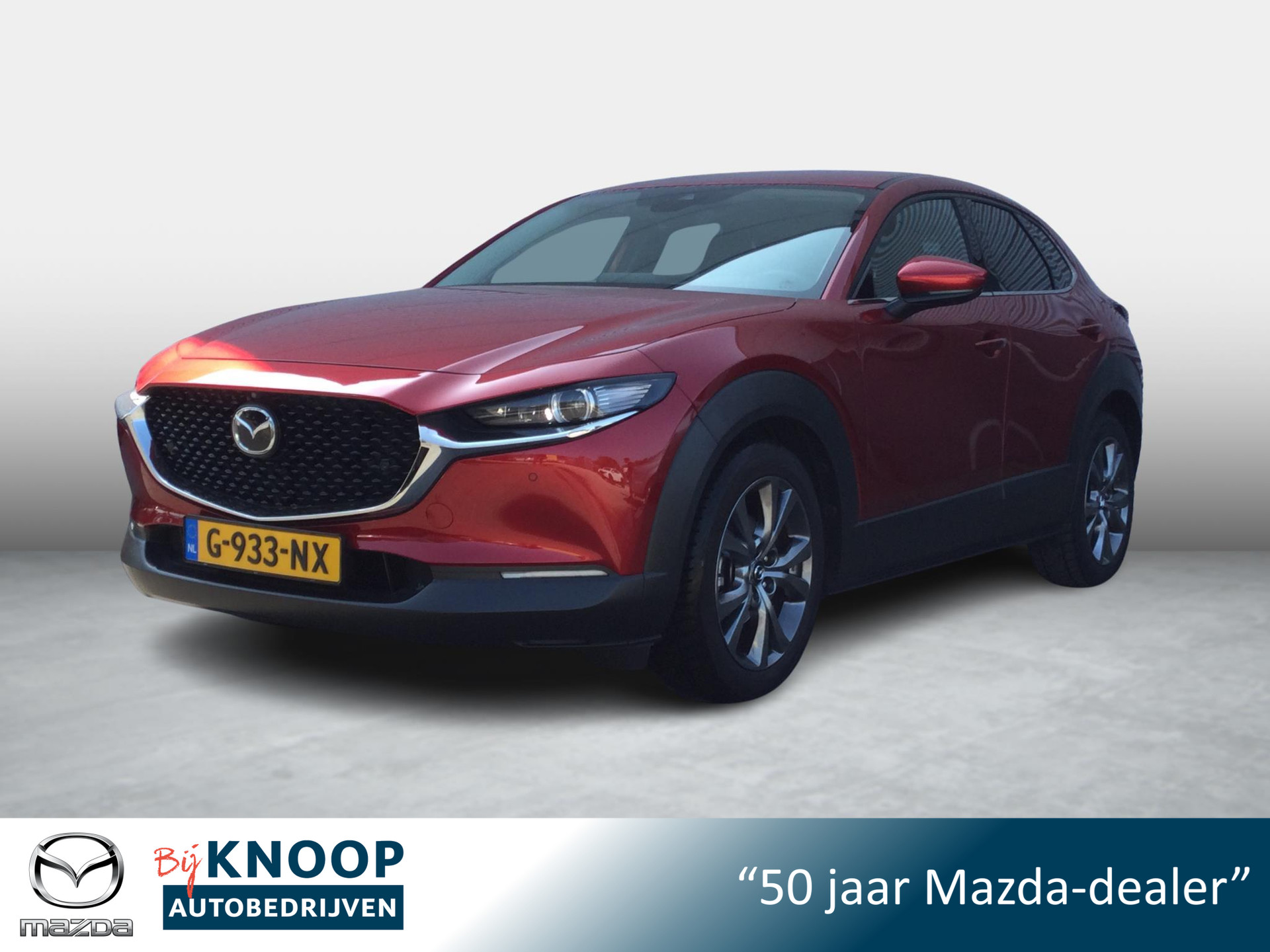 Mazda CX-30 2.0 SkyActiv-X Luxury + I-Activesense | Trekhaak | Leder | 360 Camera | bij viaBOVAG.nl