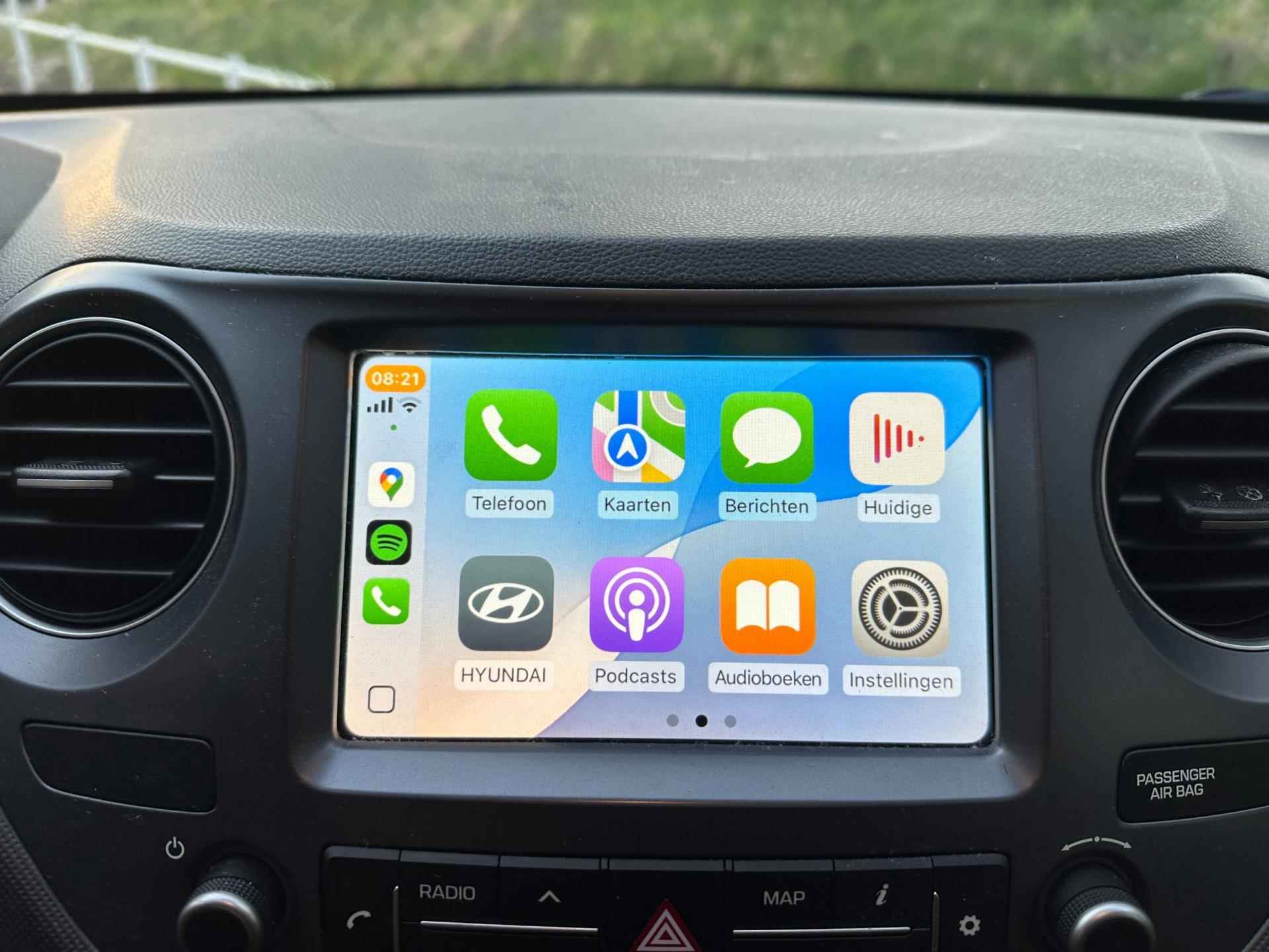 Hyundai I10 1.0i Premium stoel- stuurverw. carplay - 23/29