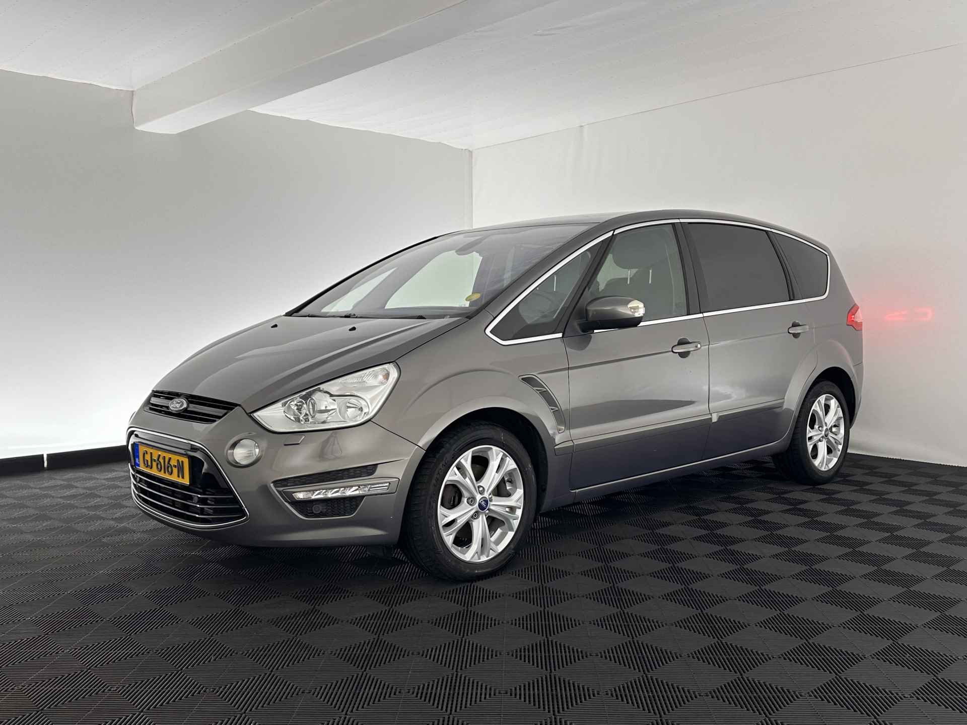 Ford S-Max 2.0 TDCi Lease Platinum Aut. *PANO | XENON | 1/2-LEATHER | COMFORT-SEATS | KEYLESS | NAVI-FULLMAP | ECC | PDC | CRUISE | TOWBAR | 17''ALU* - 3/26