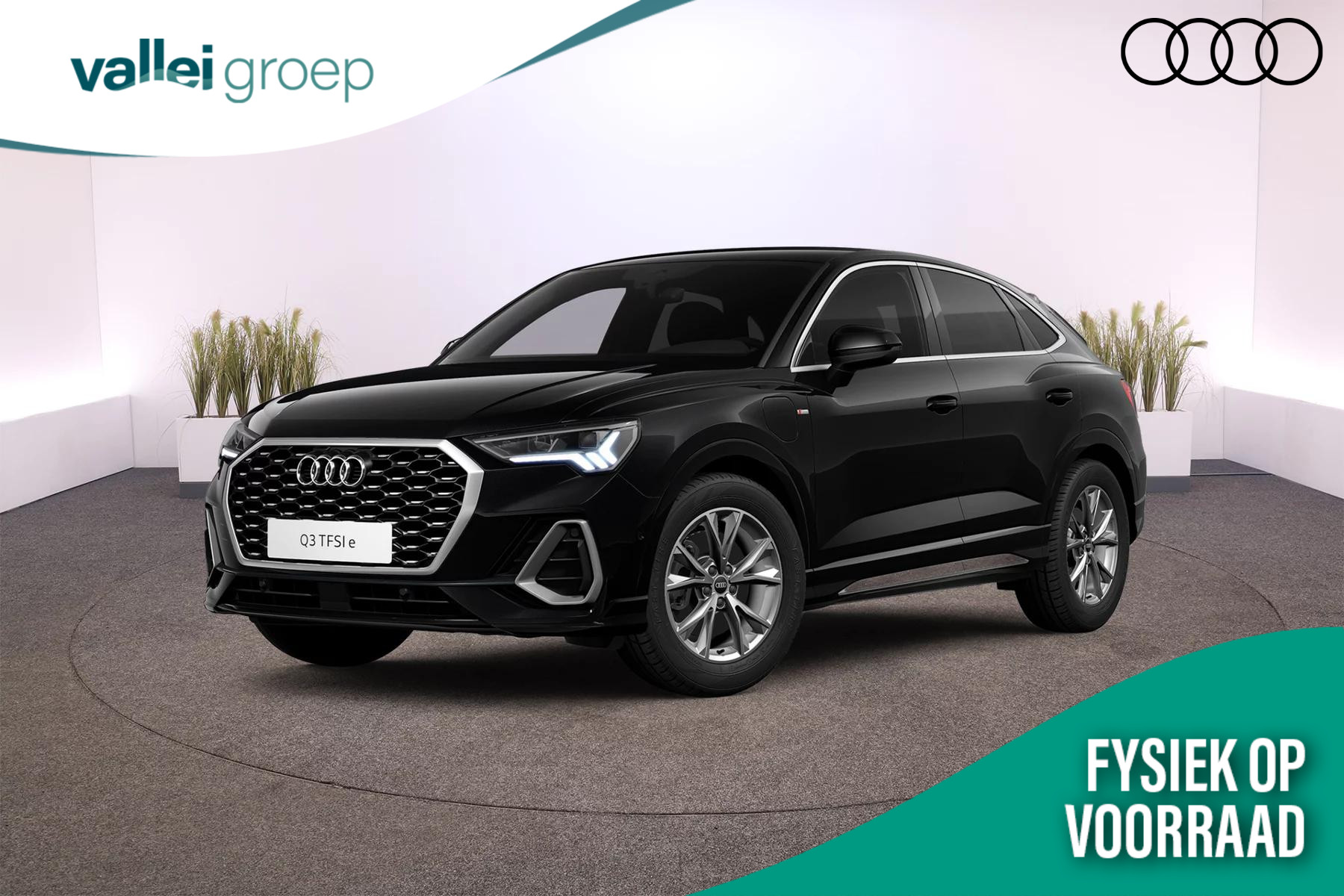 Audi Q3 Sportback S Edition 45 TFSI e 245 pk | Comfortsleutel zonder safelock | Leder en mono.pur 550 s-logo's | Adaptive cruise control