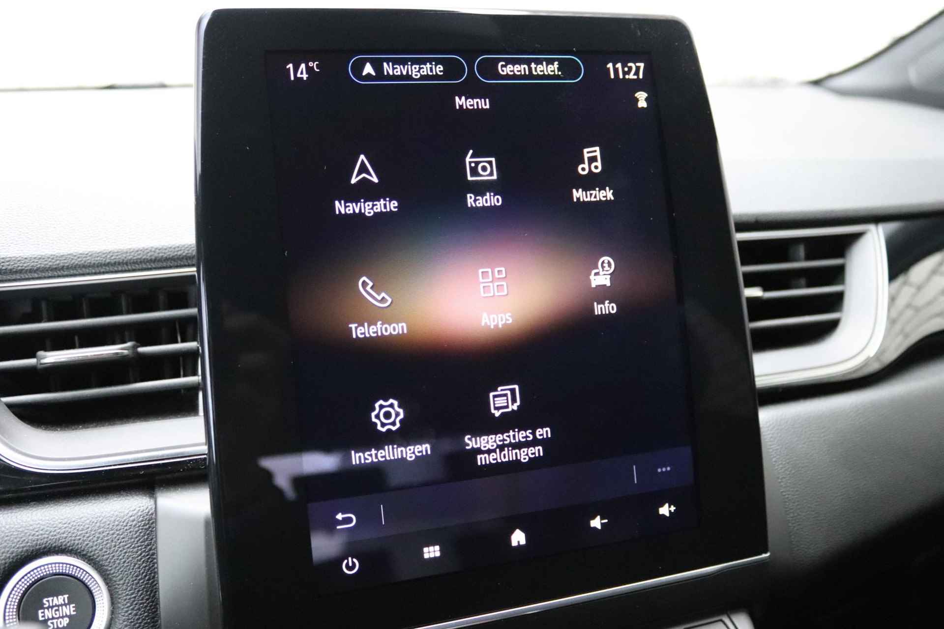 Renault Captur 1.6 E-Tech Hybrid 145 SL Rive Gauche | Navigatie 9,3" | Apple Carplay | Climate Control | LED koplampen | Camera | Parkeersensoren | LMV 18" | Two-Tone | - 27/34