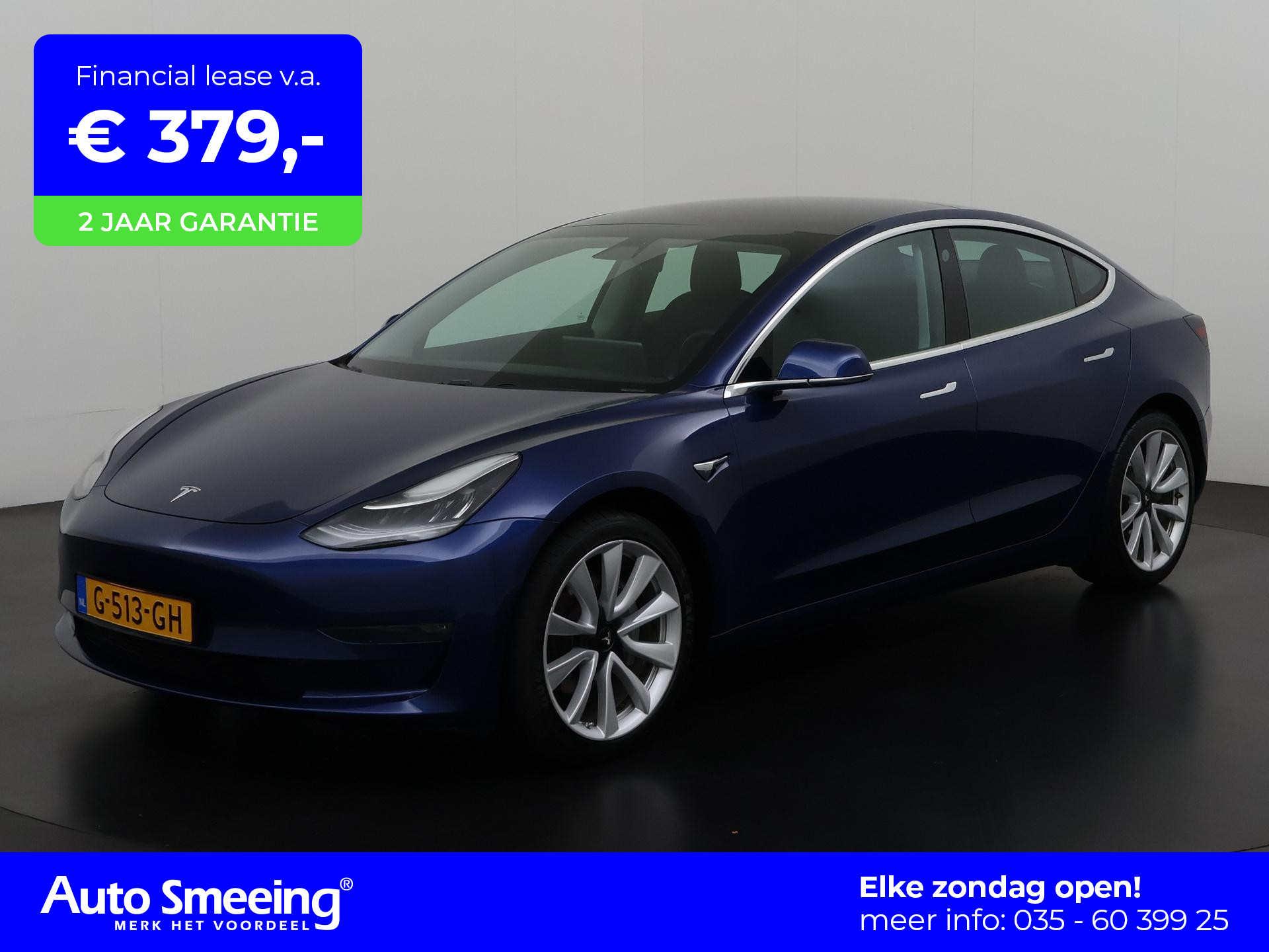 Tesla Model 3 Long Range Dual AWD | Camera | Adapt.cruise | Premium audio | Zondag Open!