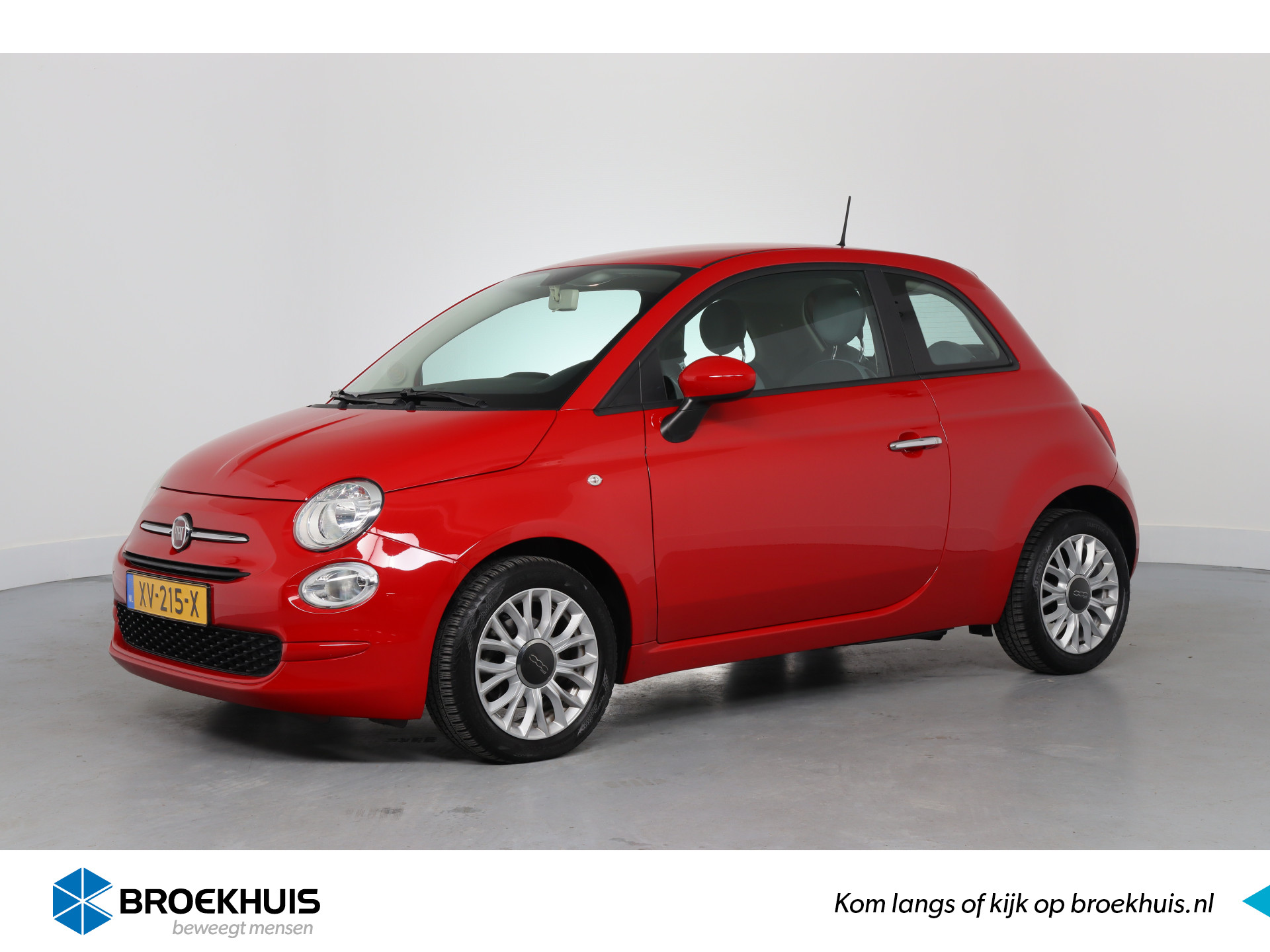 Fiat 500 0.9 TwinAir Turbo Popstar | Dealer Onderhouden! | Airco | Bluetooth | DAB+ | Cruise Control | 15'' Lichtmetalen Velgen