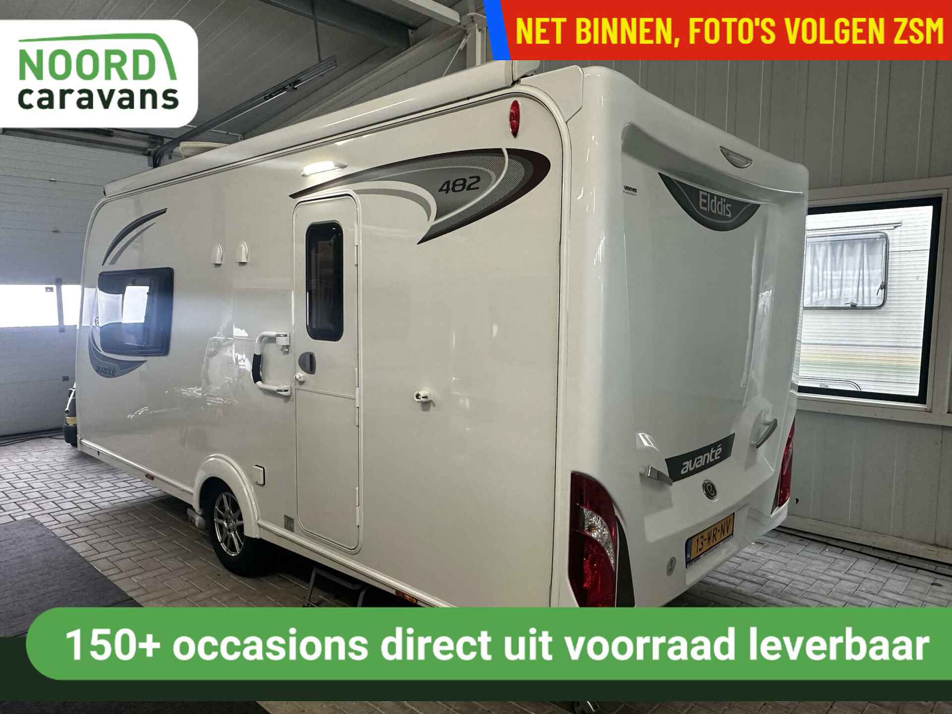 ELDDIS AVANTE 482, ENKELE BEDDEN, MOVER, ATC, OVEN, LUIFEL - 2/23