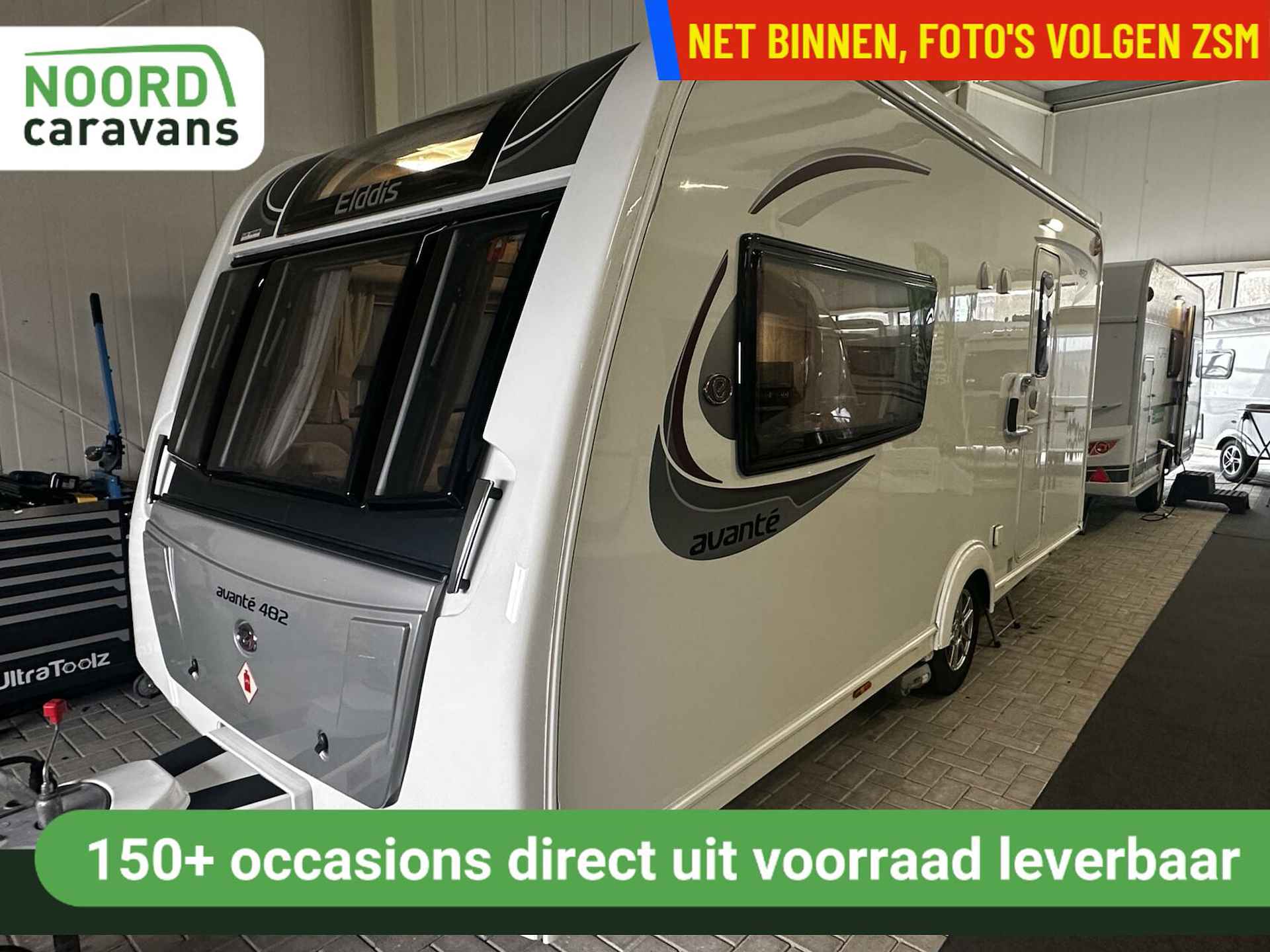 ELDDIS AVANTE 482, ENKELE BEDDEN, MOVER, ATC, OVEN, LUIFEL - 3/23