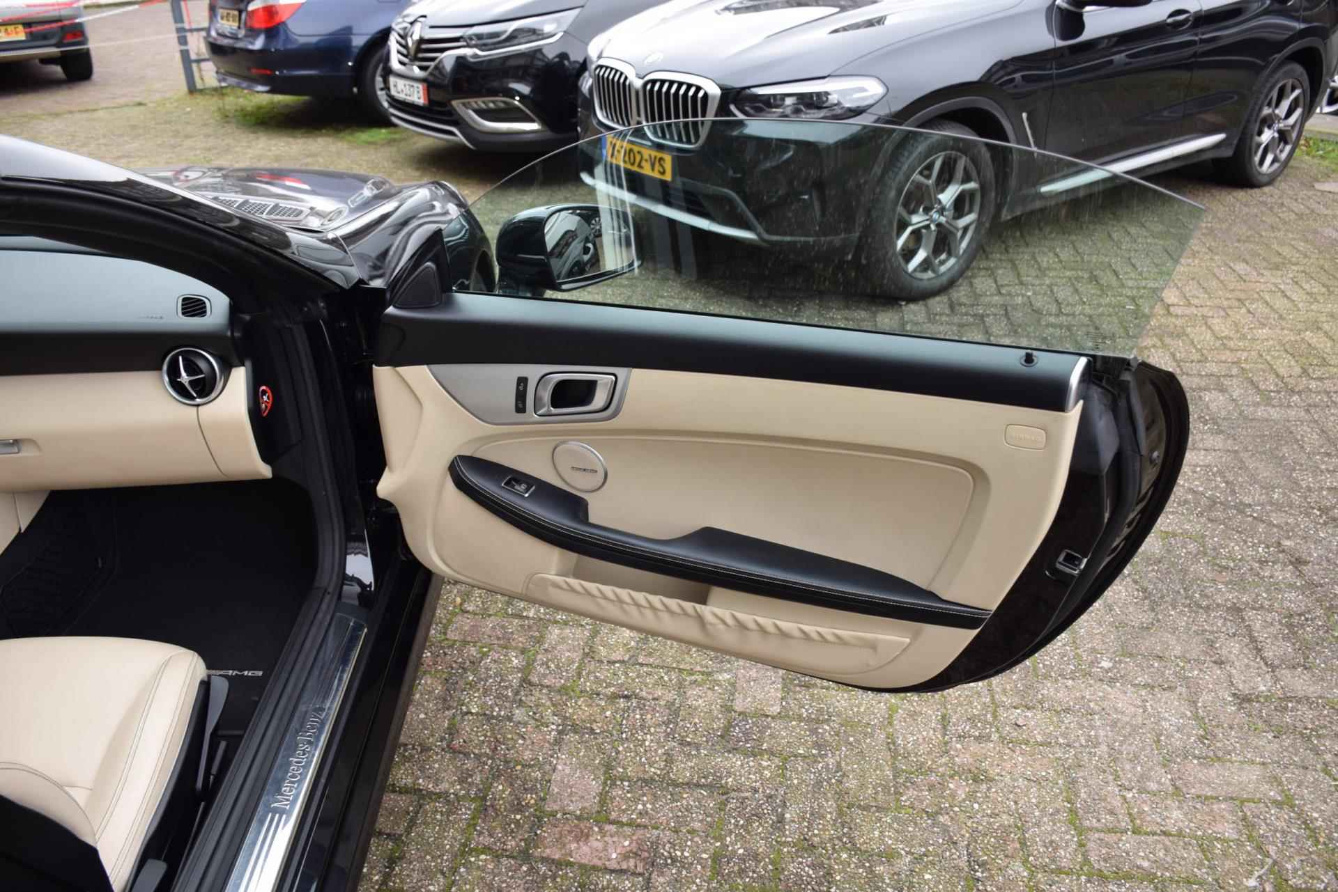 Mercedes-Benz SLK-klasse 200 CarbonLOOK Edition, Leer, Sportstoelen, Glazen dak, Stoel verwarming , Xenon, PDC , AMG Pakket, - 47/57