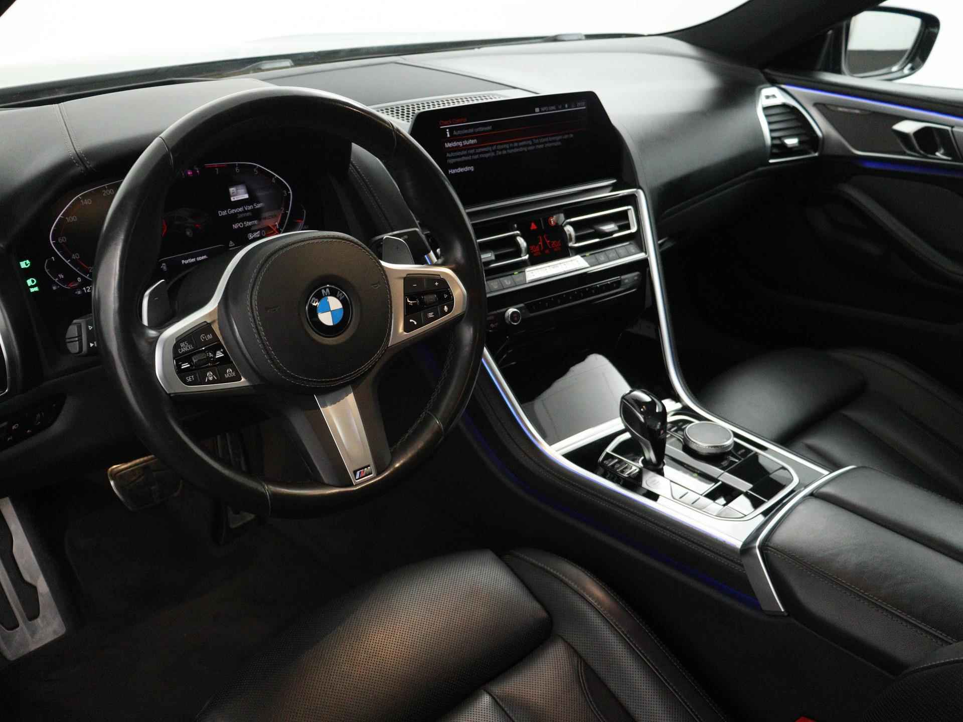 BMW 8-serie Gran Coupé 840i xDrive | M-sport | leder | Navigatie | Sfeer verlichting| Harman Kardon | Virtual cockpit | LMV | Bluetooth | Camera | Parkeer sensoren - 3/21