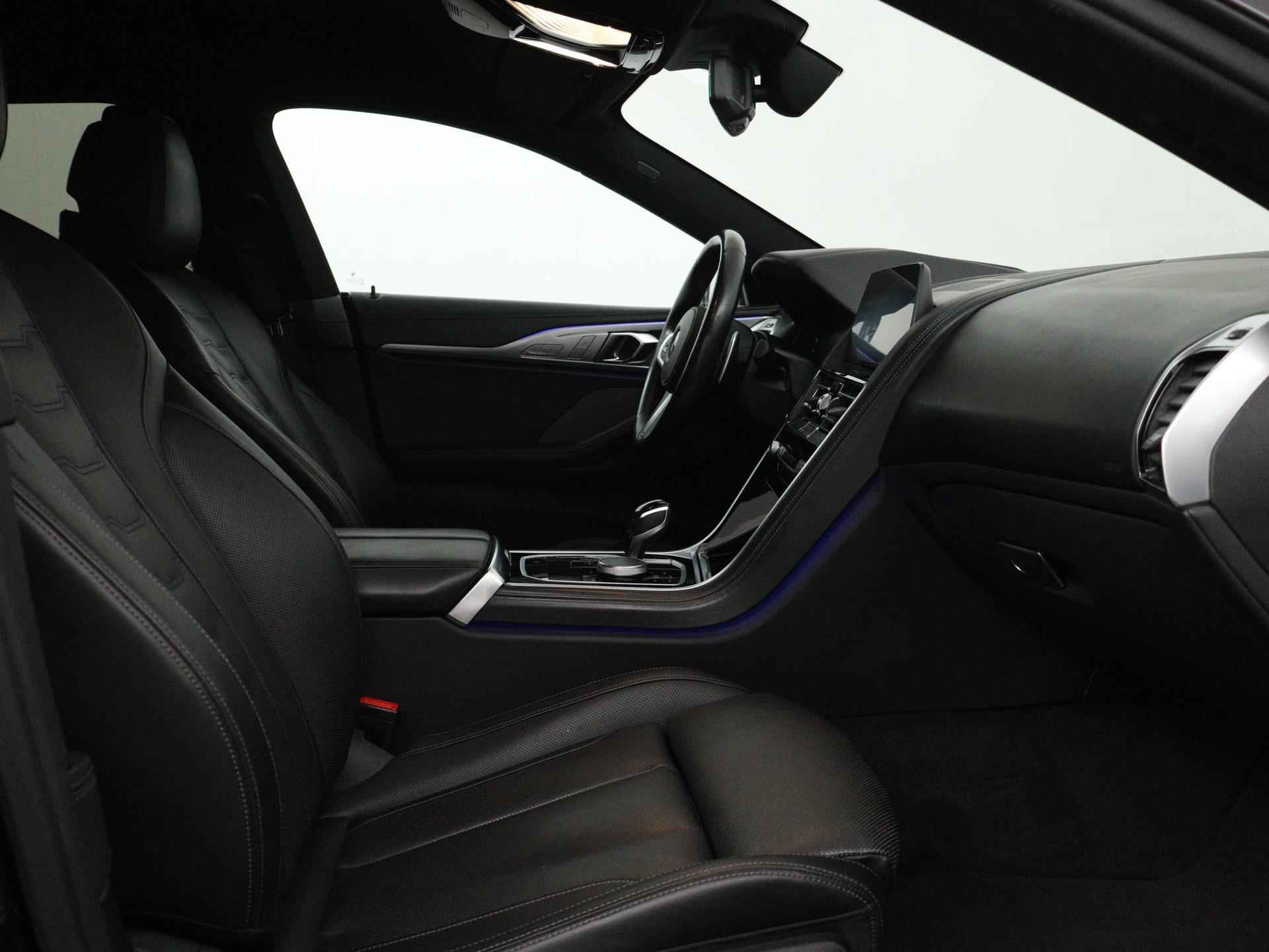 BMW 8-serie Gran Coupé 840i xDrive | M-sport | leder | Navigatie | Sfeer verlichting| Harman Kardon | Virtual cockpit | LMV | Bluetooth | Camera | Parkeer sensoren - 5/21