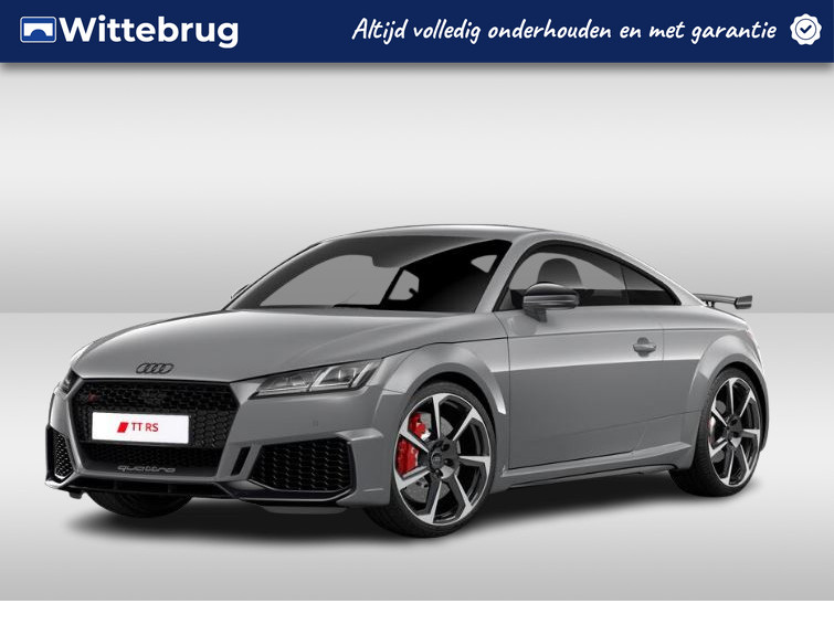 Audi TT RS Coupé 2.5 TFSI 400pk s-tronic quattro | RS sportuitlaat | RS designpakket rood | Bang & Olufsen | Elektr. stoelen | 20" LM velgen | Comfortsleutel | MMI Navigatie plus