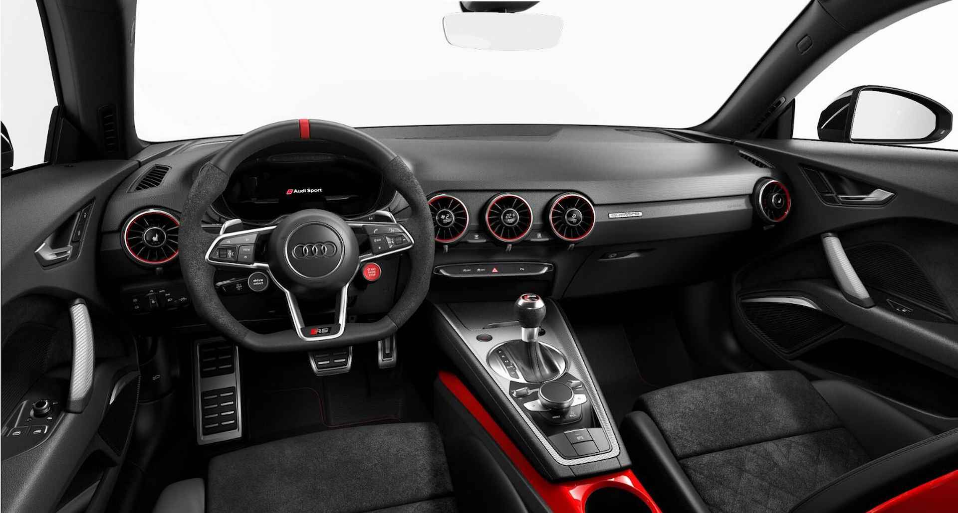 Audi TT RS Coupé 2.5 TFSI 400pk s-tronic quattro | RS sportuitlaat | RS designpakket rood | Bang & Olufsen | Elektr. stoelen | 20" LM velgen | Comfortsleutel | MMI Navigatie plus - 7/7