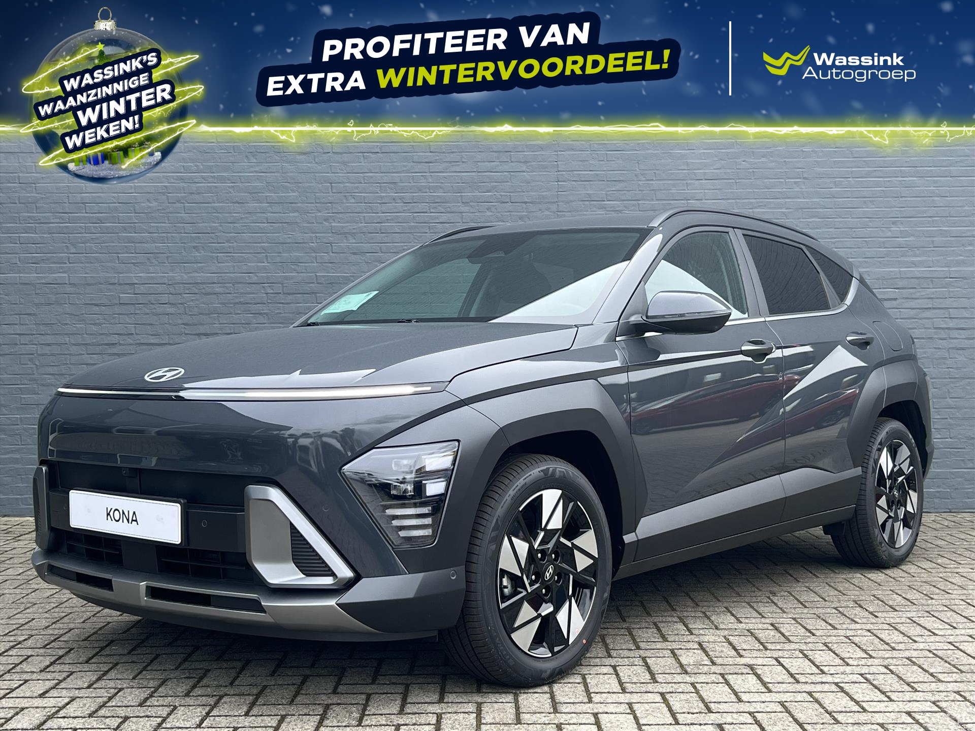 Hyundai Kona New 1.6 GDI HEV 141pk DCT Premium Sky