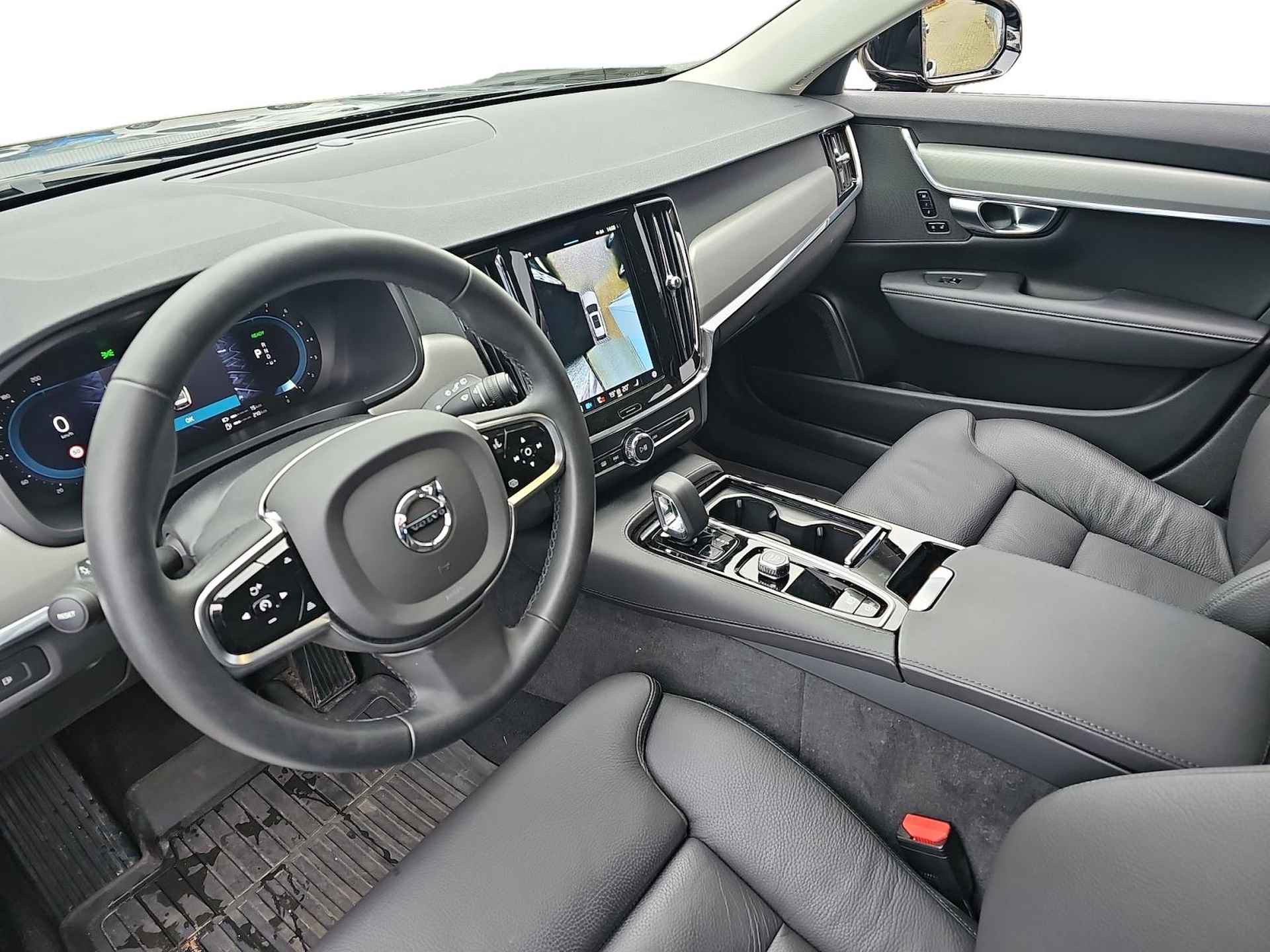 Volvo V90 2.0 T6 Plug-in hybrid AWD Plus Bright Volvo V90 2.0 T6 Recharge AWD Plus Bright | 360 graden camera | Stoel- en stuurverwarming | Elektrische voorstoelen met geheugenfunctie | Elektrische achterklep | Navigatie - 9/31