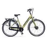 Bikkel Cidade Dames monotube silver green 55cm 2024