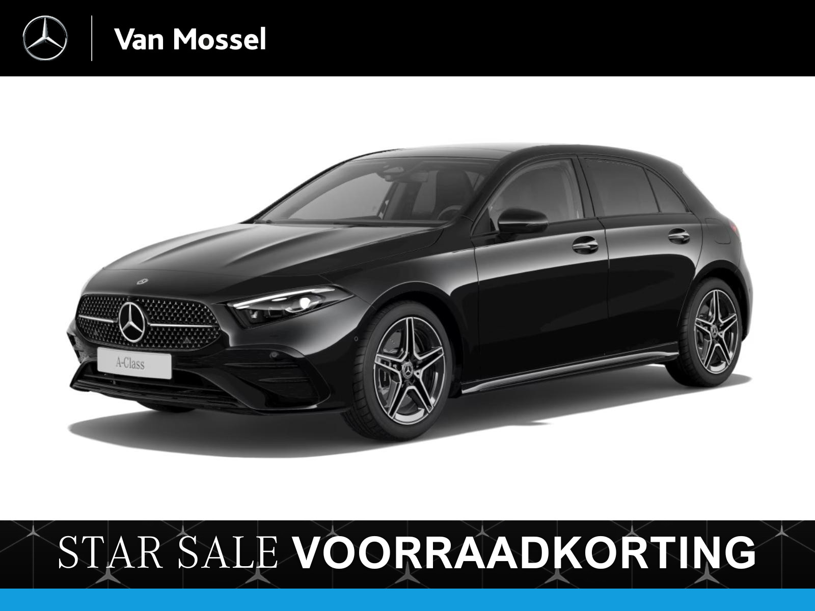 Mercedes-Benz A-klasse 250e Star Edition AMG-Line / Stoelverwarming / Achteruitrijcamera / Panorama-schuifdak / Night-Pakket /