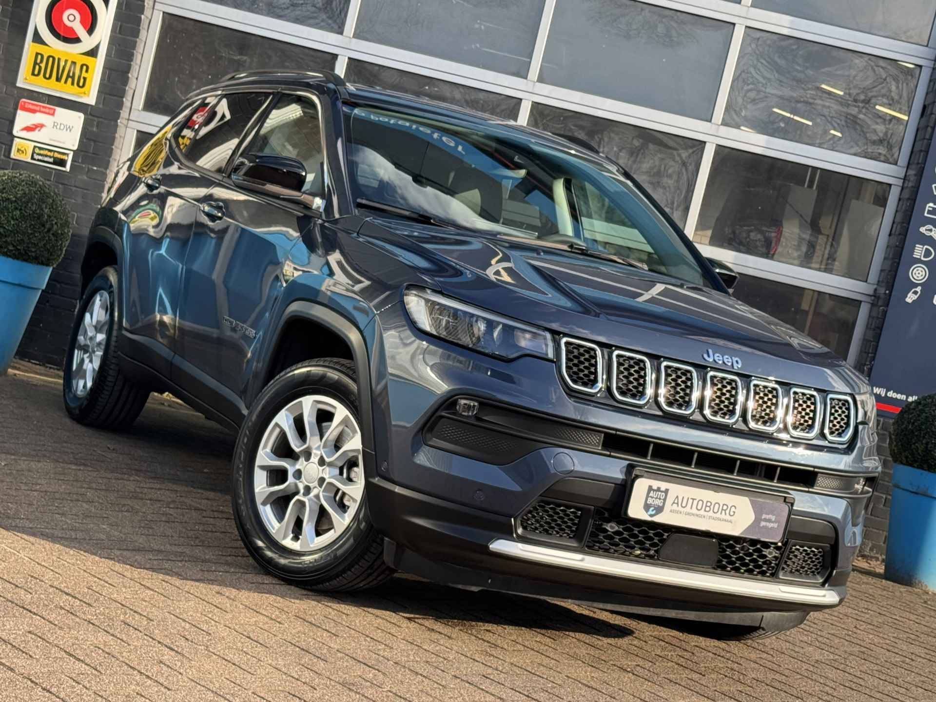 Jeep Compass 4xe 190 Plug-in Hybrid Electric Limited Lease Ed. Prijs Inclusief Onderhoud & 12 Maand BOVAG Garantie | Cruise Control Adaptief | - 36/48