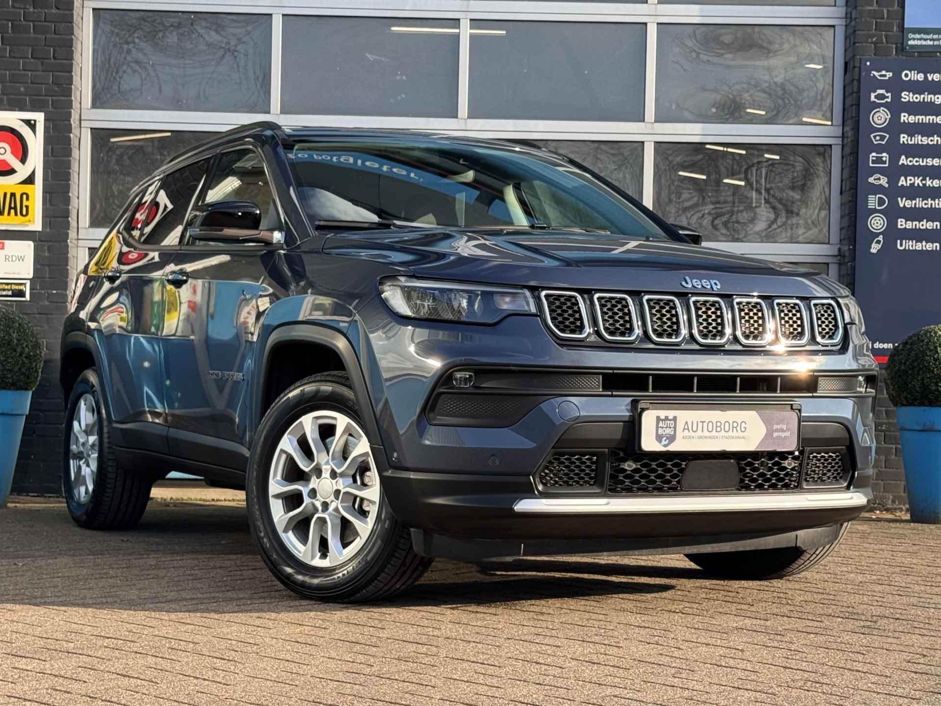 Jeep Compass 4xe 190 Plug-in Hybrid Electric Limited Lease Ed. Prijs Inclusief Onderhoud & 12 Maand BOVAG Garantie | Cruise Control Adaptief | - 38/48