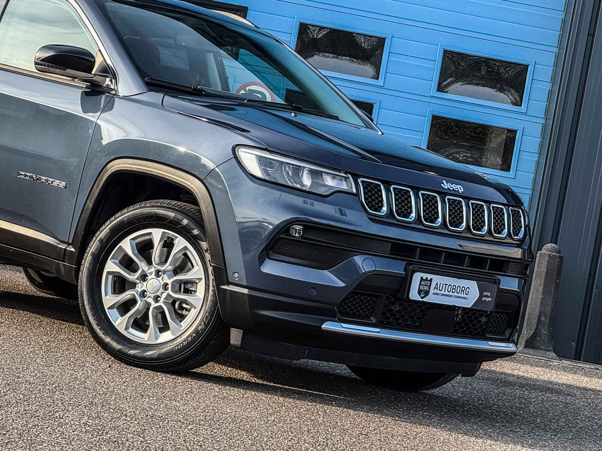 Jeep Compass 4xe 190 Plug-in Hybrid Electric Limited Lease Ed. Prijs Inclusief Onderhoud & 12 Maand BOVAG Garantie | Cruise Control Adaptief | - 40/48