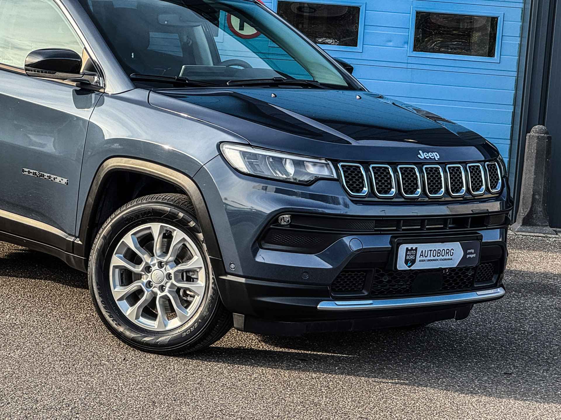 Jeep Compass 4xe 190 Plug-in Hybrid Electric Limited Lease Ed. Prijs Inclusief Onderhoud & 12 Maand BOVAG Garantie | Cruise Control Adaptief | - 41/48