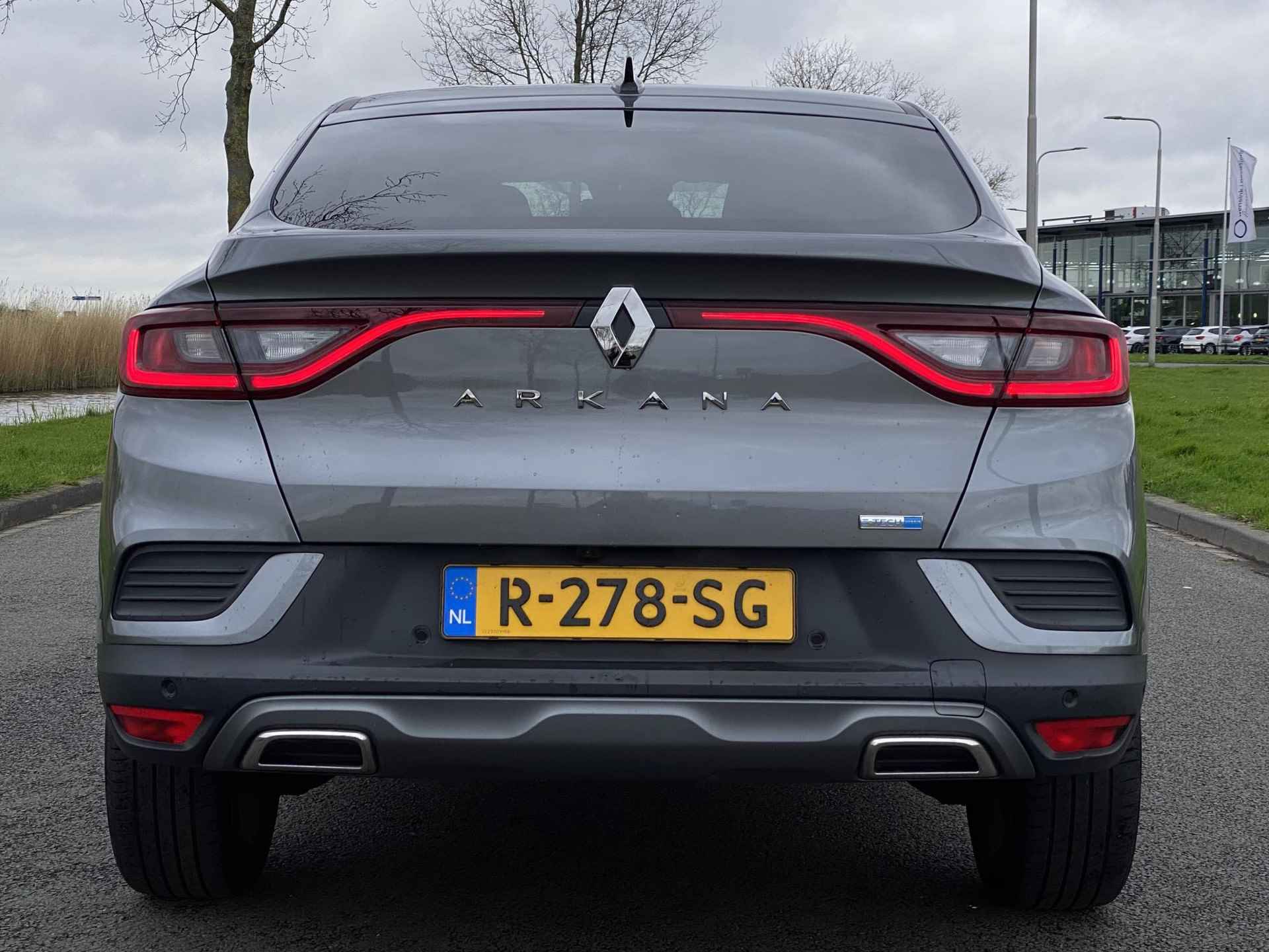 Renault Arkana 1.6 E-Tech Hybrid 145 R.S. Line | NL Auto | Adaptieve CruiseControl | PrivacyGlass | KeylessGo/Entry | LED | DAB | Apple CarPlay | Camera | Dodehoek detectie | Lederen bekleding | Navigatie 9,3" | RS Line Pakket | NL Auto | - 12/42
