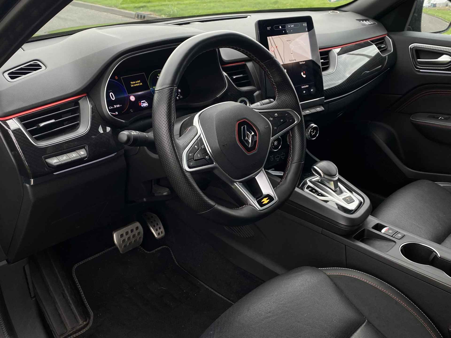 Renault Arkana 1.6 E-Tech Hybrid 145 R.S. Line | NL Auto | Adaptieve CruiseControl | PrivacyGlass | KeylessGo/Entry | LED | DAB | Apple CarPlay | Camera | Dodehoek detectie | Lederen bekleding | Navigatie 9,3" | RS Line Pakket | - 15/42