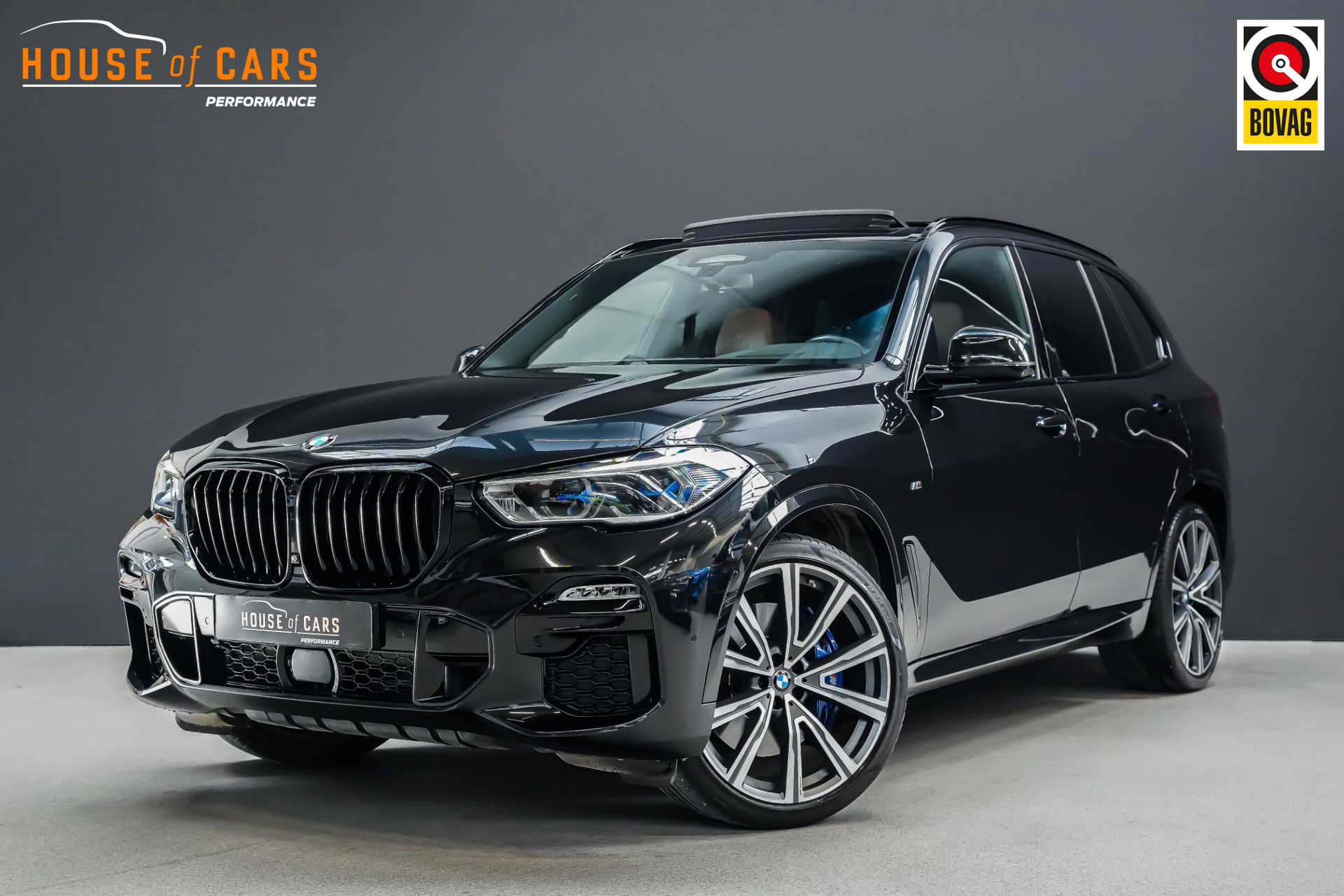 BMW X5 xDrive40i 340pk High Executive |sky lounge|luchtvering||FULL OPTION!|M-pakket|Harman&Kardon|360 camera|memory|massage|Laser|elk. trekhaak|elk. achterklep|22" wielen|