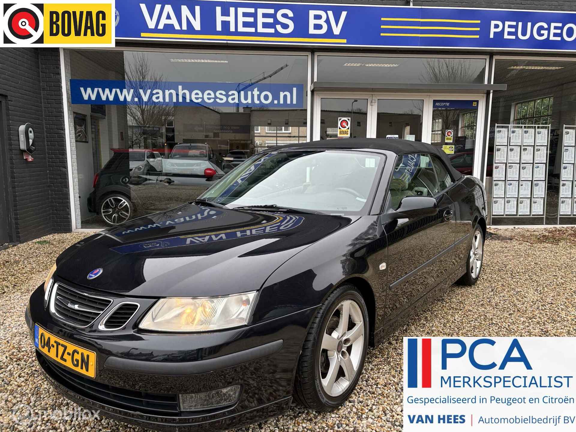 Saab 9-3 Cabrio 1.8t Vector 150 PK AUTOMAAT LEER ELECTRISCHE KAP NAVIGATIE ( OUD ) TOUNGTIMER MET NAP !!!