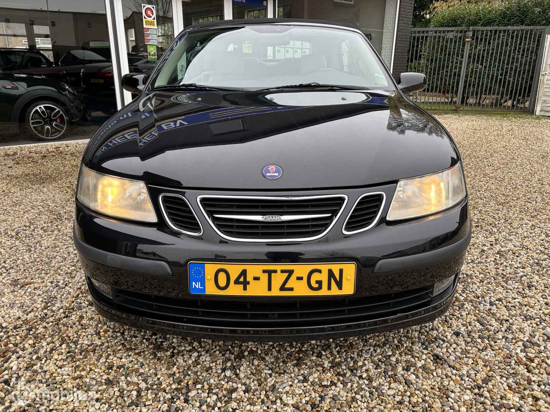 Saab 9-3 Cabrio 1.8t Vector 150 PK AUTOMAAT LEER ELECTRISCHE KAP NAVIGATIE ( OUD ) TOUNGTIMER MET NAP !!! - 25/33